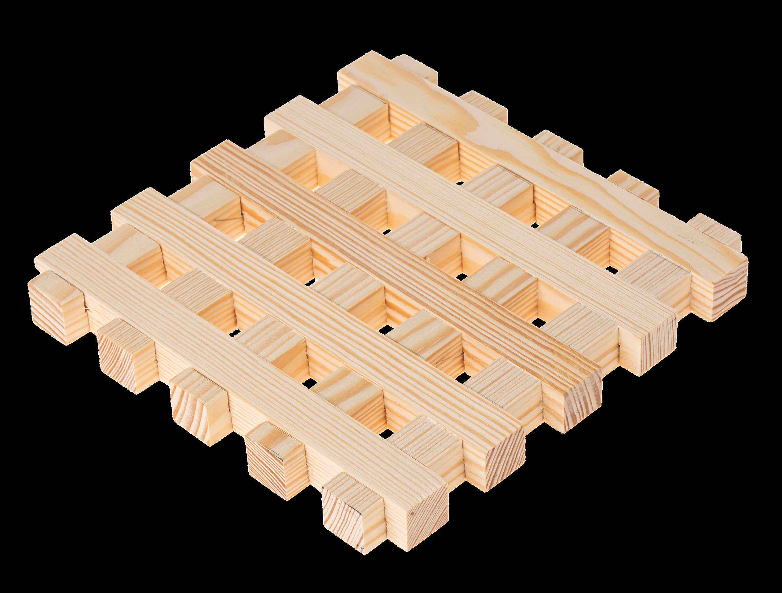 OPITEC Topfuntersetzer mit Zinkenverbindung