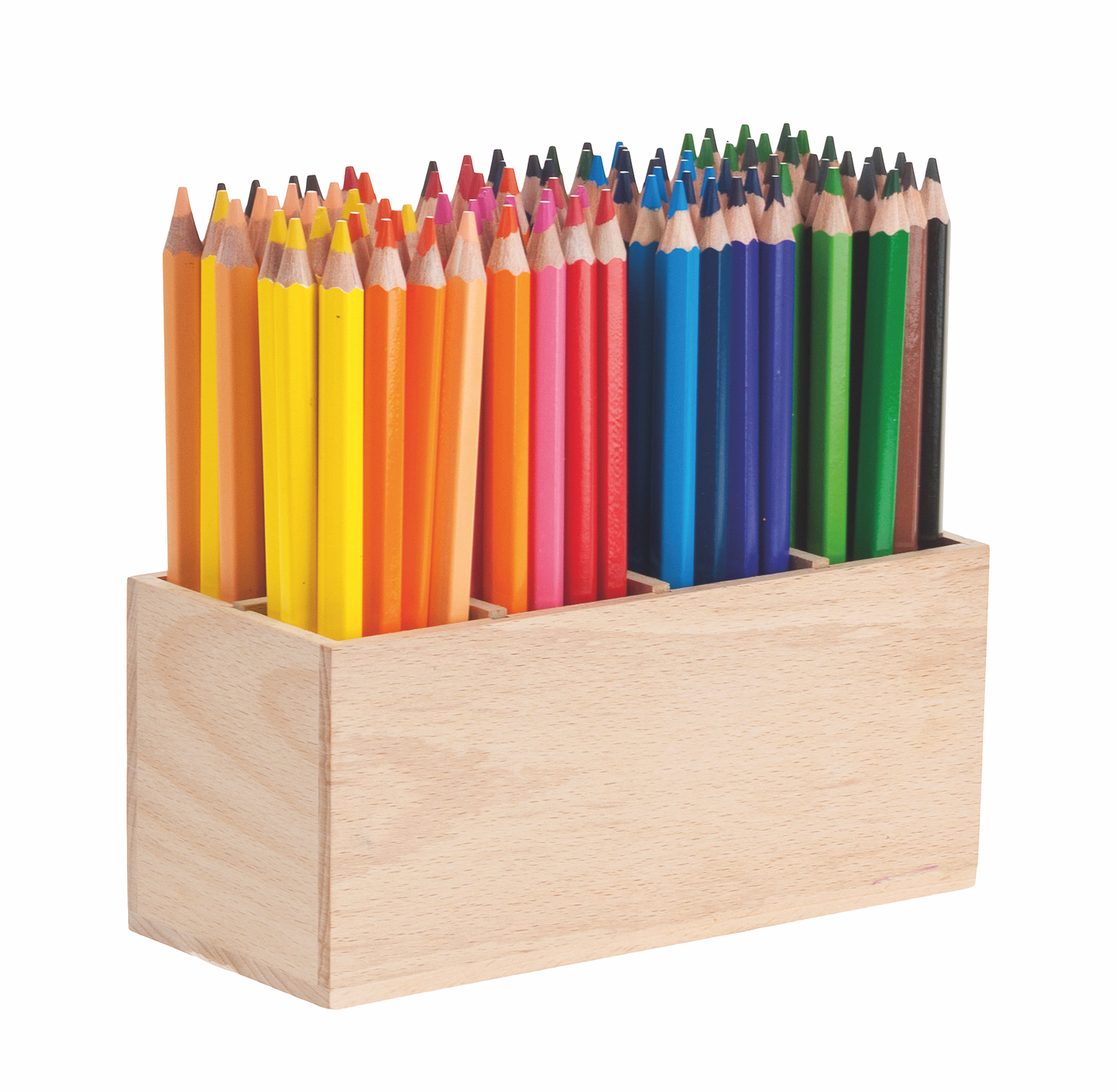 OPITEC Farbstifte-Jumbo, Sechseckform, 96er-Set