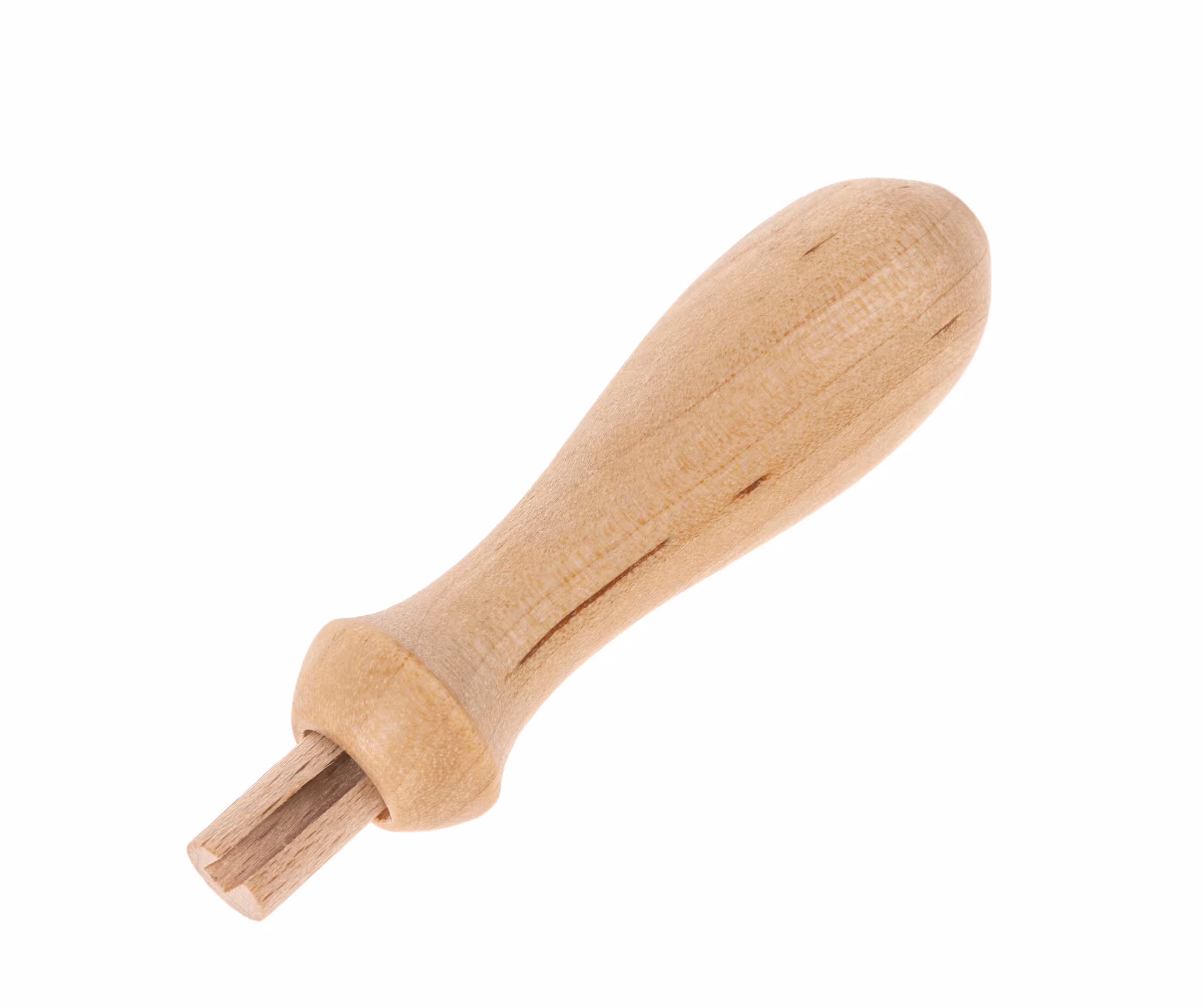 Filznadelgriff aus Holz