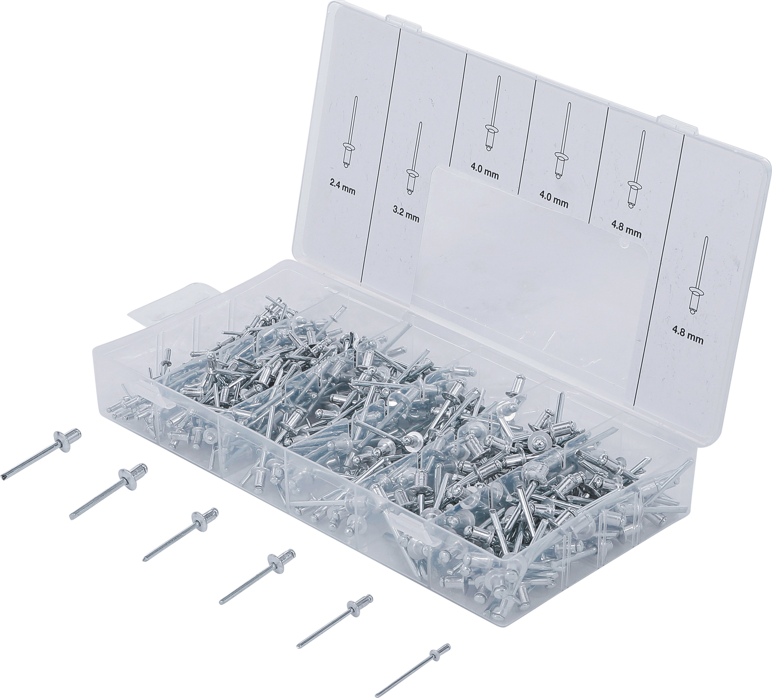 Rivets aveugles en aluminium, 100 riv...,