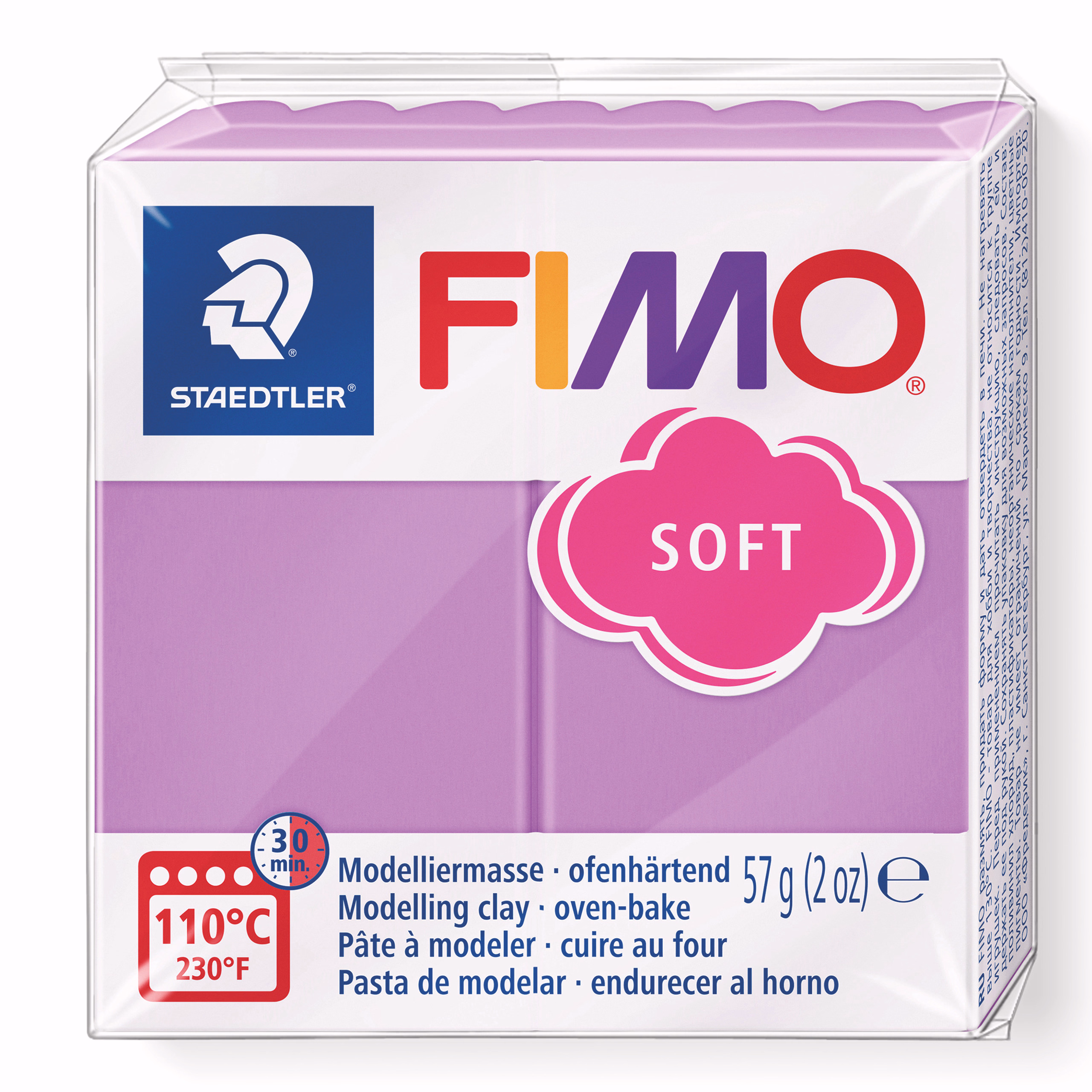 Fimo soft Modelliermasse, 57 g lavendel