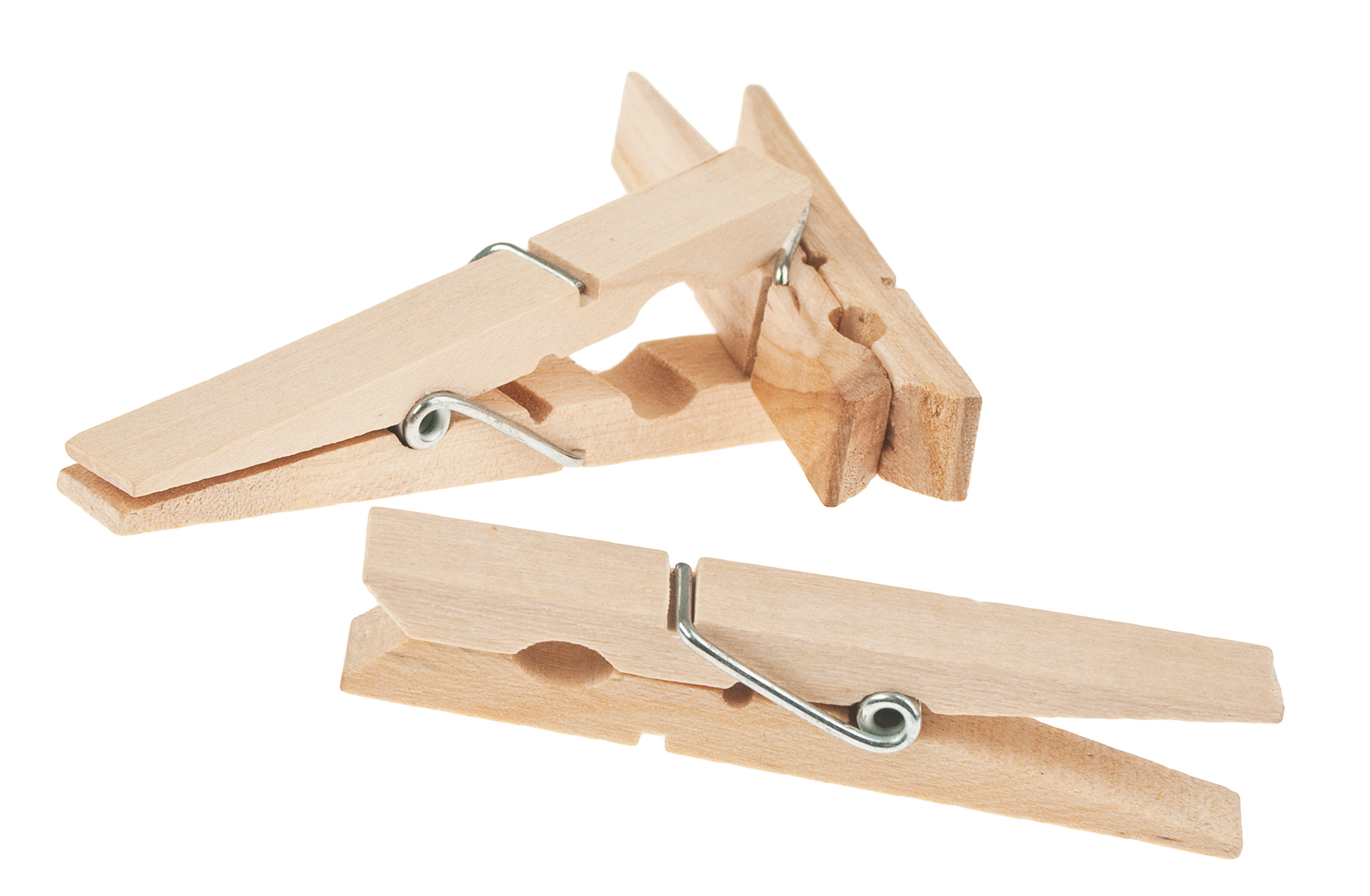 Bastel FSC - Mollette In Legno Per Hobbistica, 72x10 Mm, 100 Pezzi, Mezze Mollette Per Fai Da Te, Creazioni E Bricolage, Legno Naturale