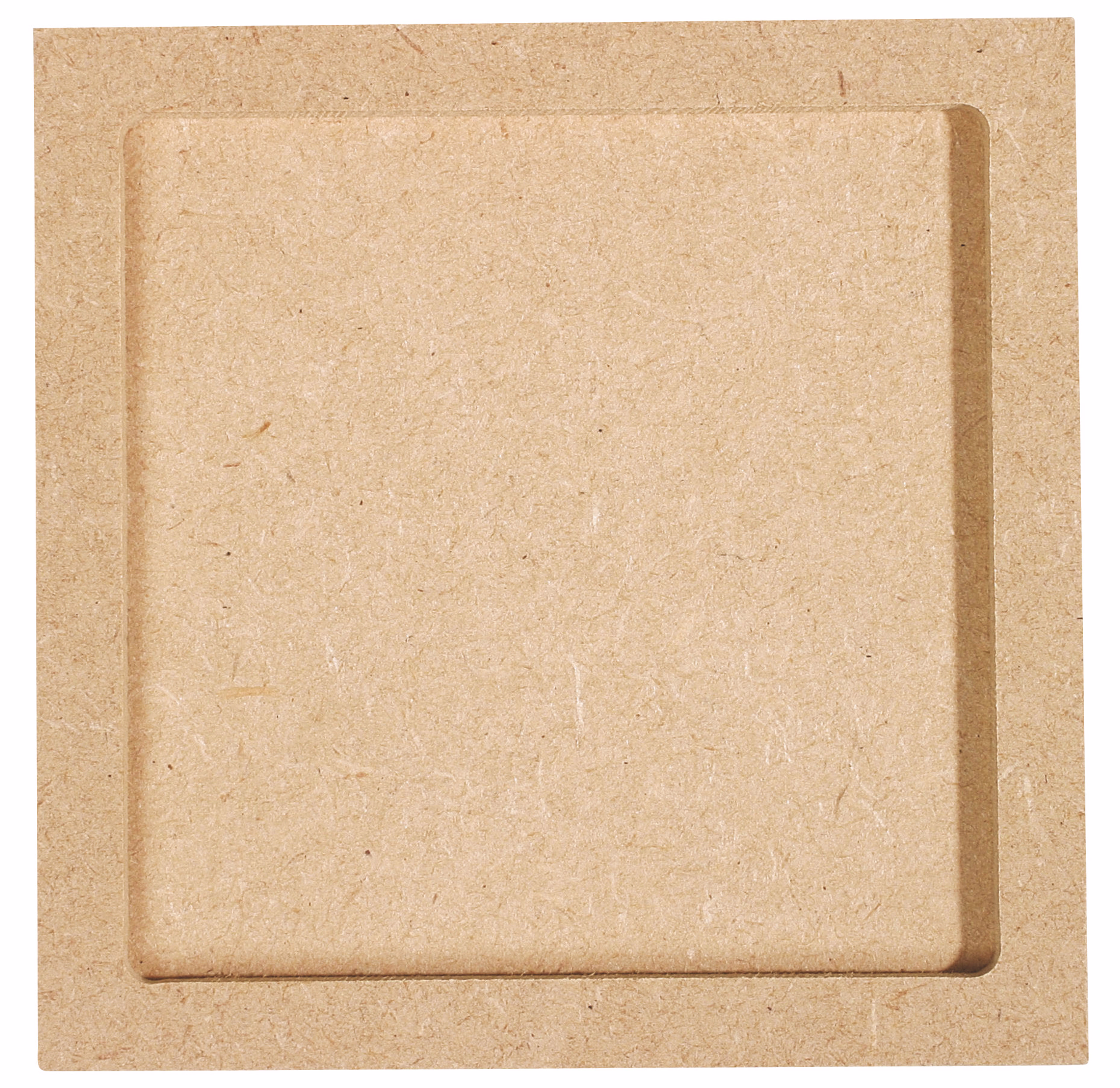 Holz Rahmen Untersetzer, 2-tlg. Quadrat