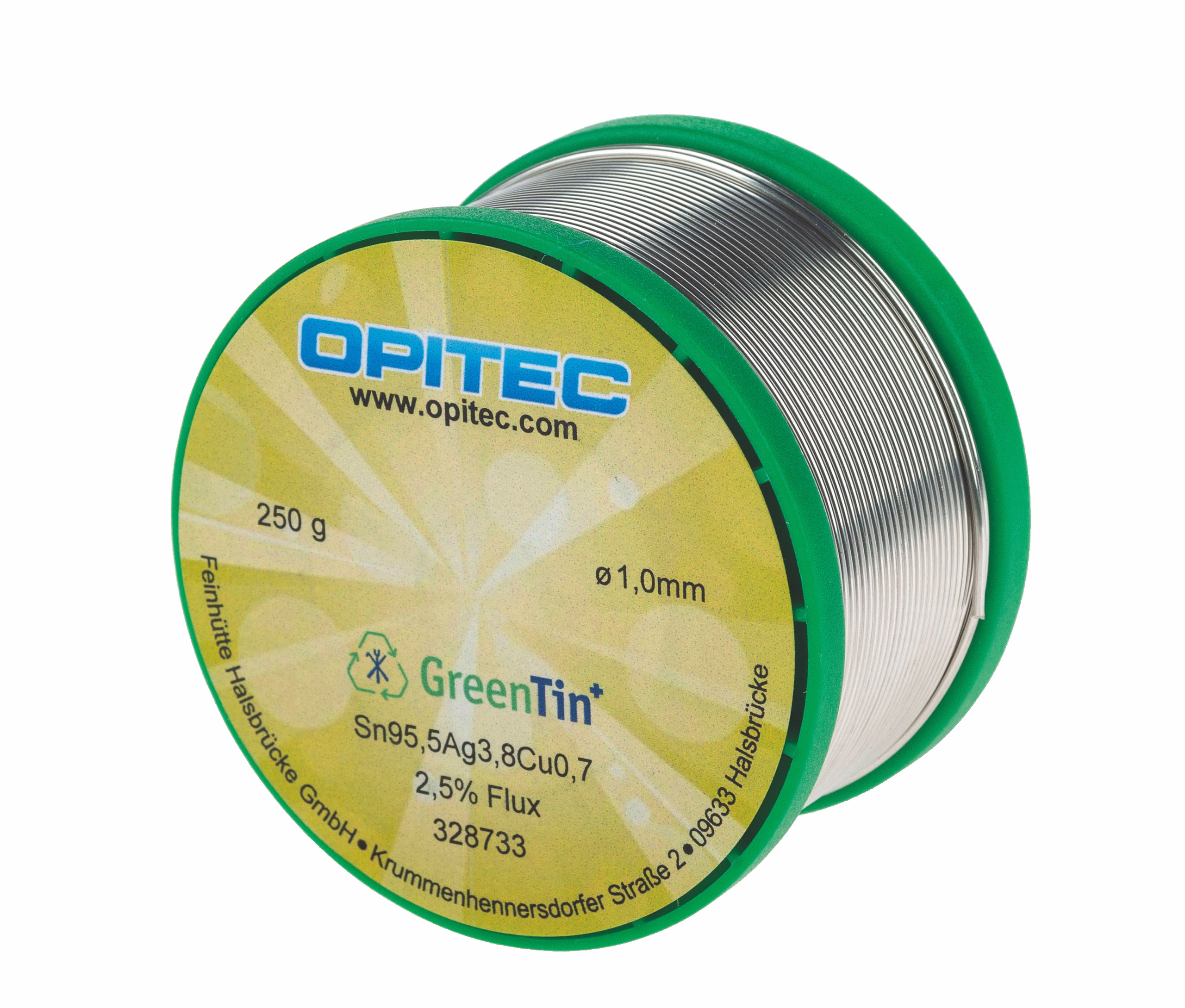 OPITEC Filo di saldatura, Sn95,5Ag3,8Cu0,7 250 g
