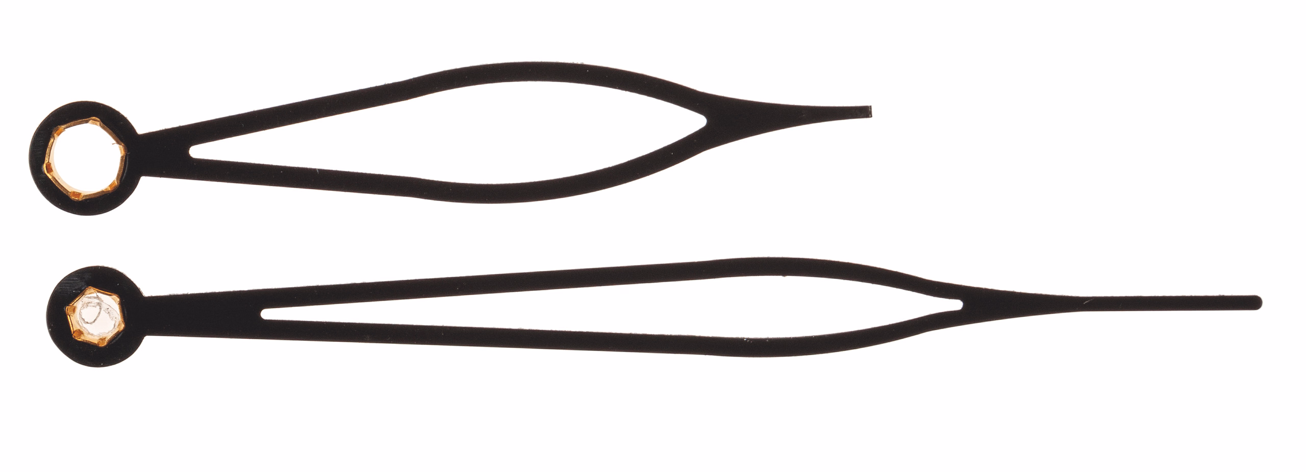 Manecillas de reloj de metal (92/62 mm)