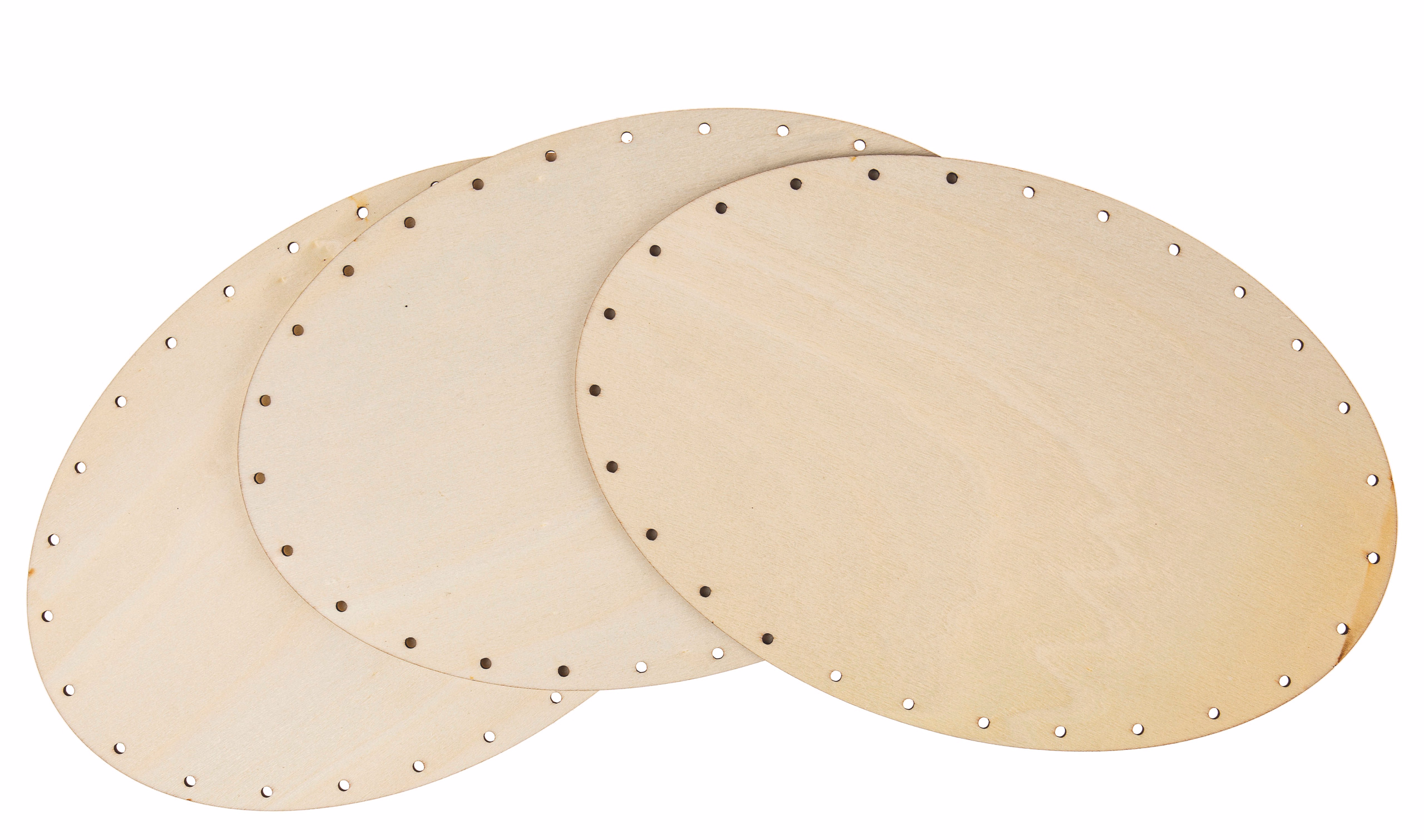 Korbflechtboden oval (21x14 cm, 27 Löcher)