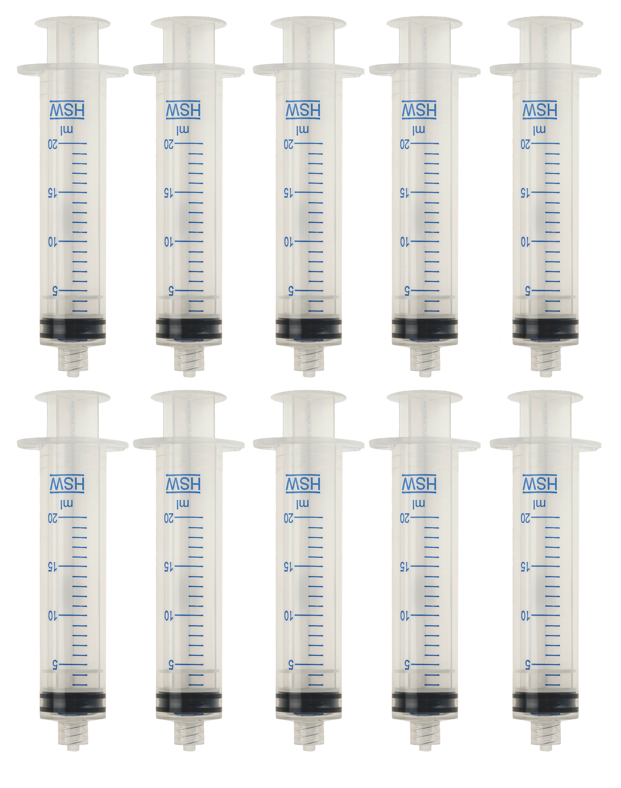 Einwegspritzen Luer Lock 20 ml, 10 Stück | 20 ml