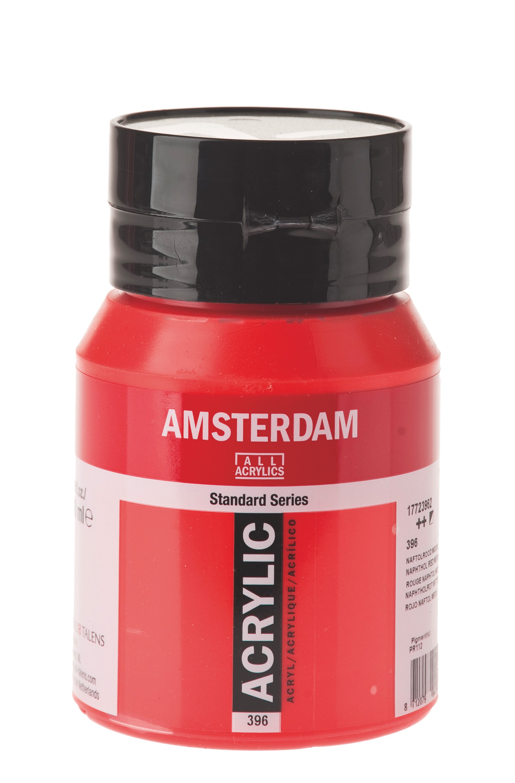 Peinture acrylique Amsterdam 500 ml rouge foncé