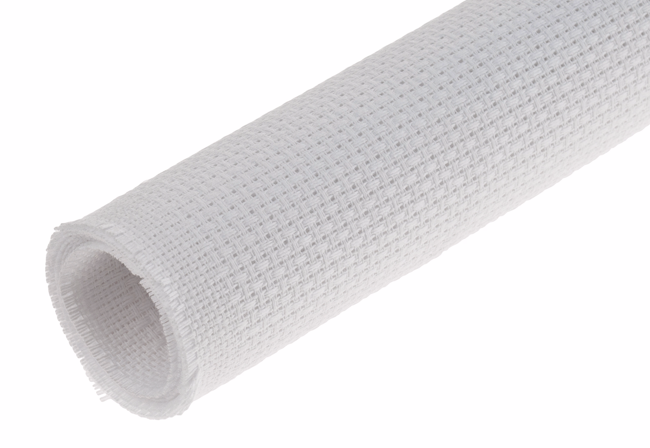 Handarbeitsstoff Aida, weiß (60 x 100 cm)