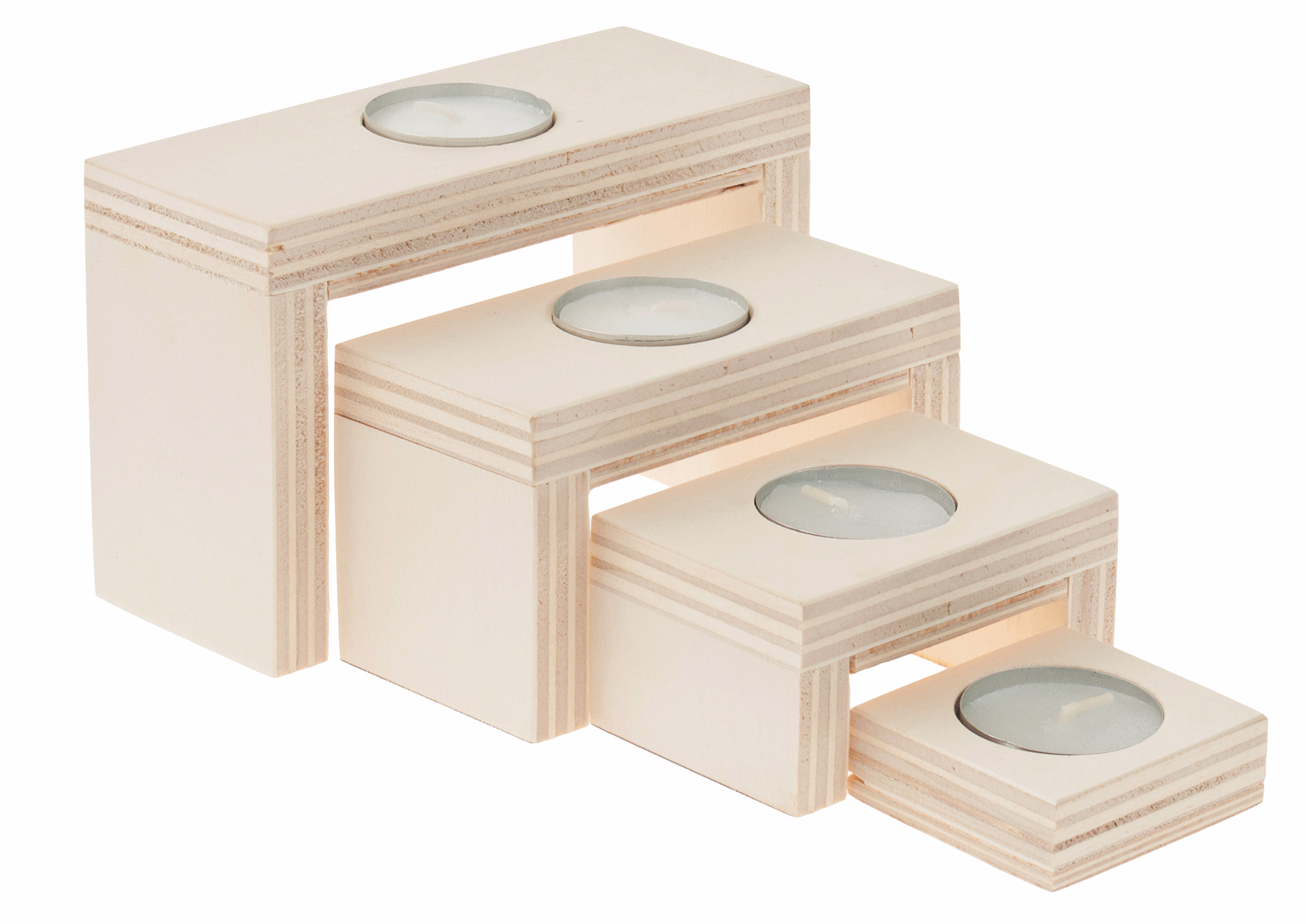 OPITEC Stufenkerzenständer - Teelichter