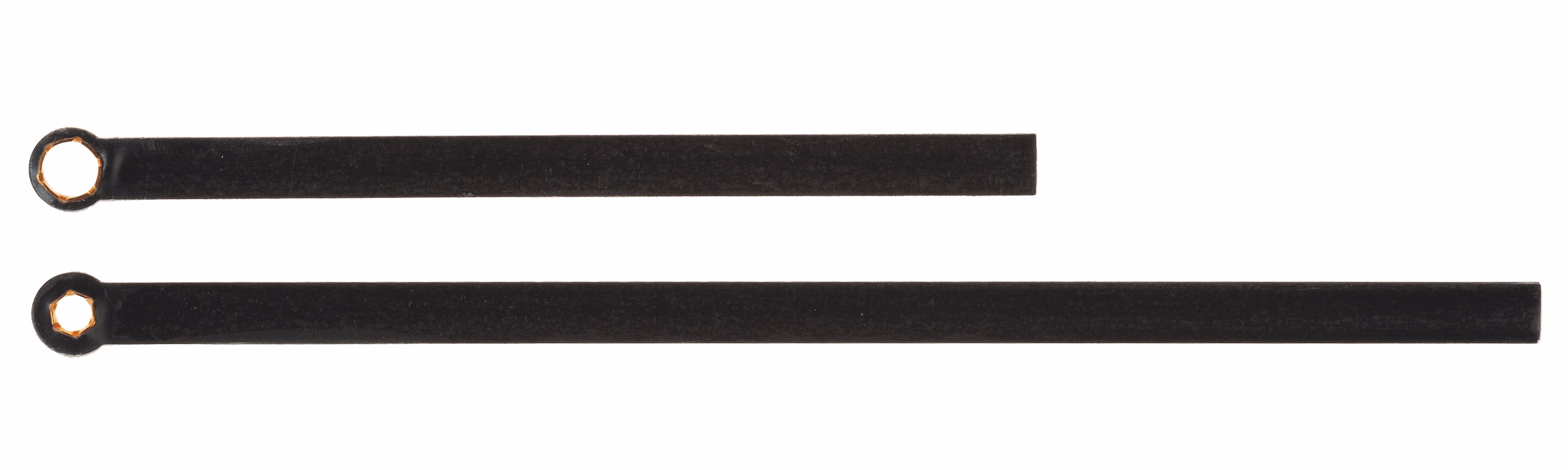 Manecillas de reloj de metal (145/95 mm)