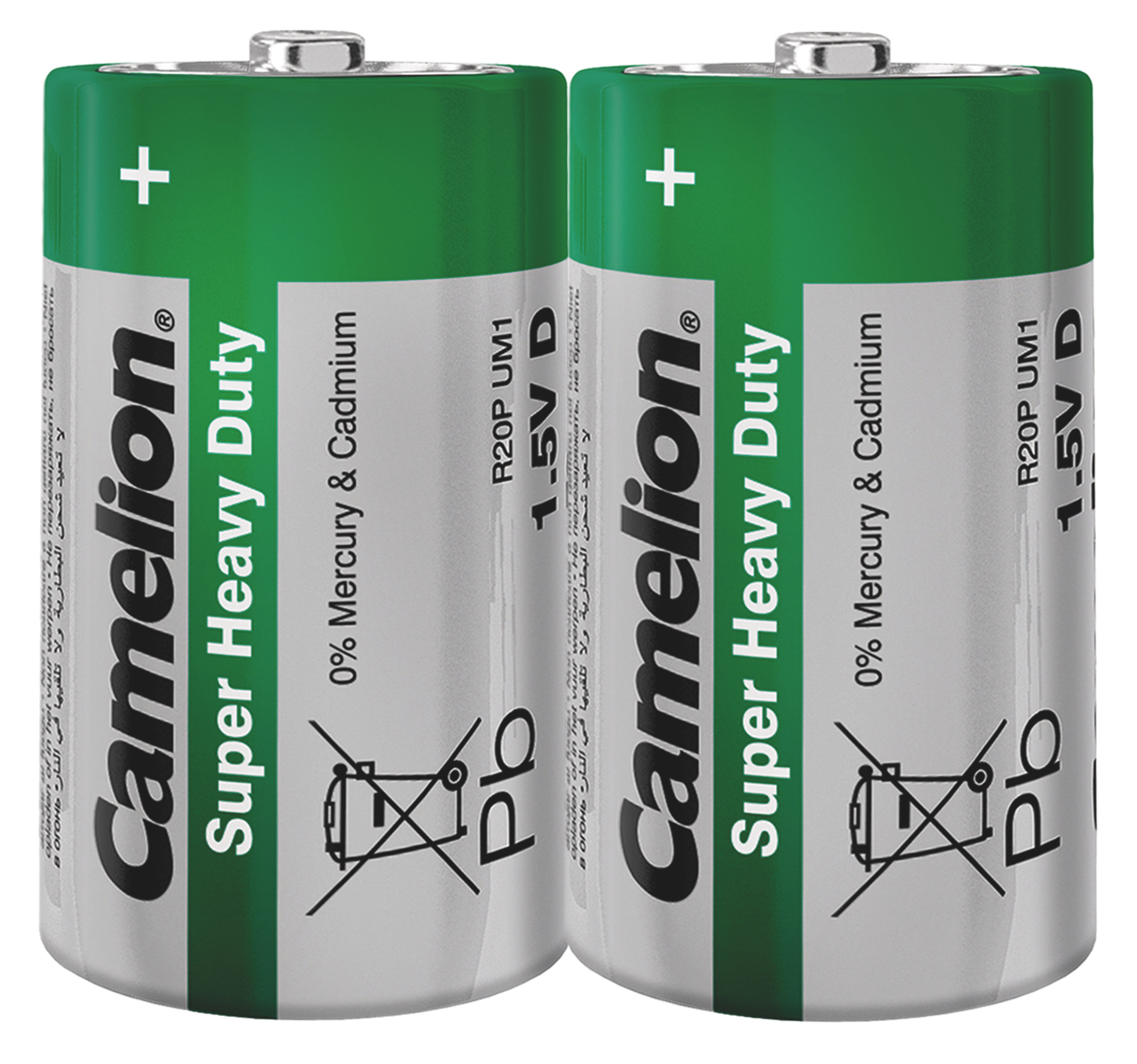 Pilas Camelion Super HD (1,5 V Mono R20 D) 2 ud.