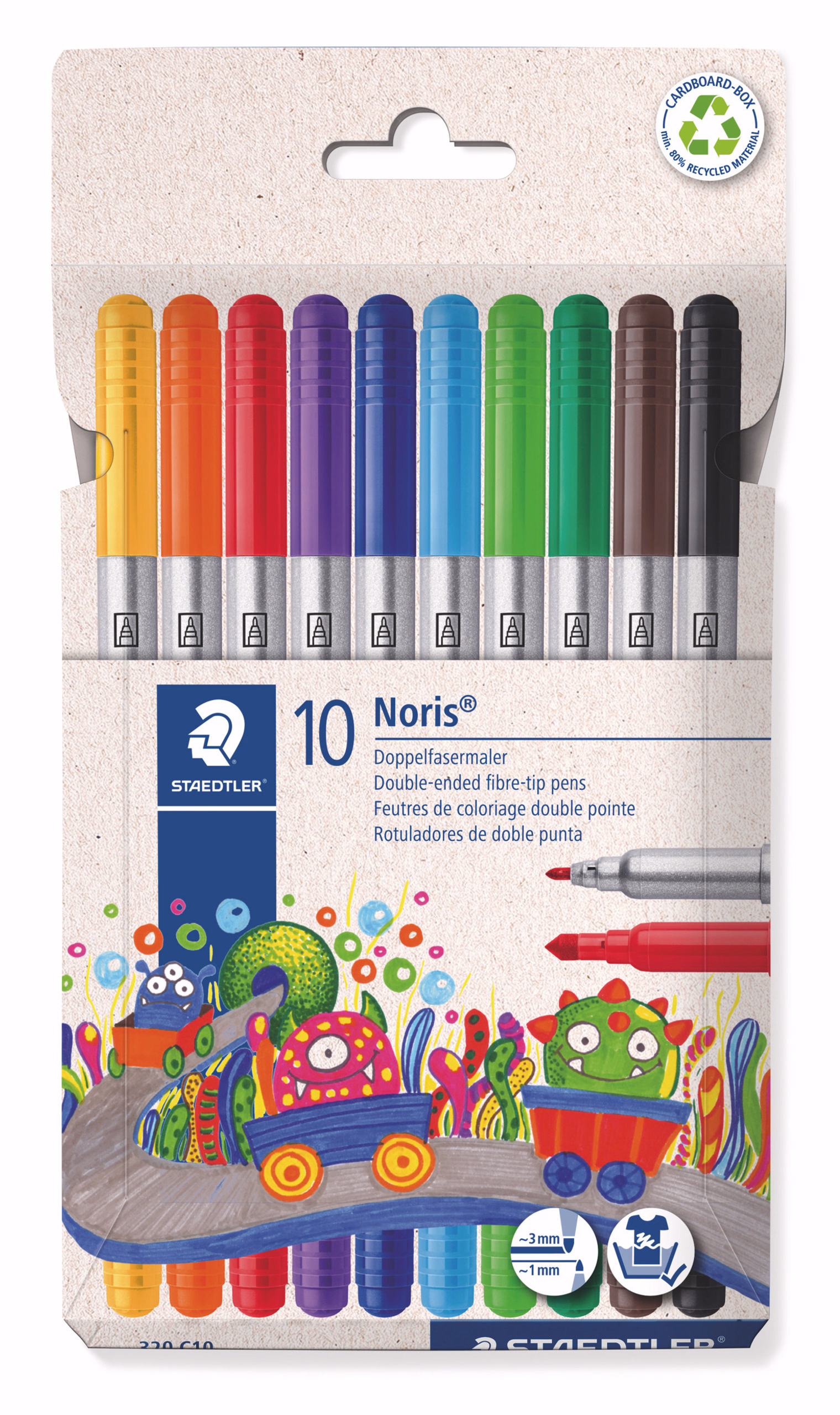 STAEDTLER Doppelfasermaler, 10er-Set