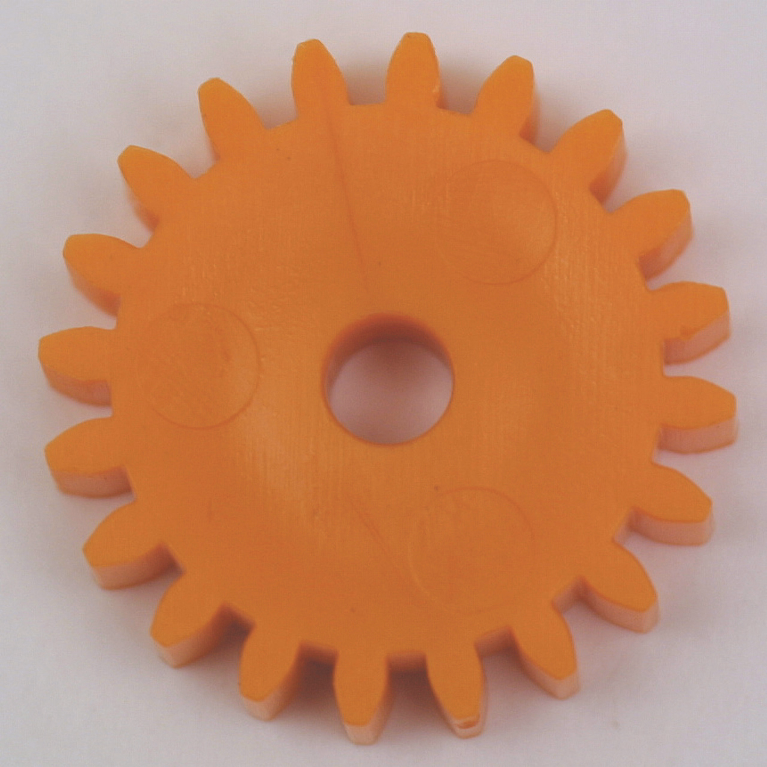 Tandwielen (22 mm/20 tanden) oranje, 10 stuks