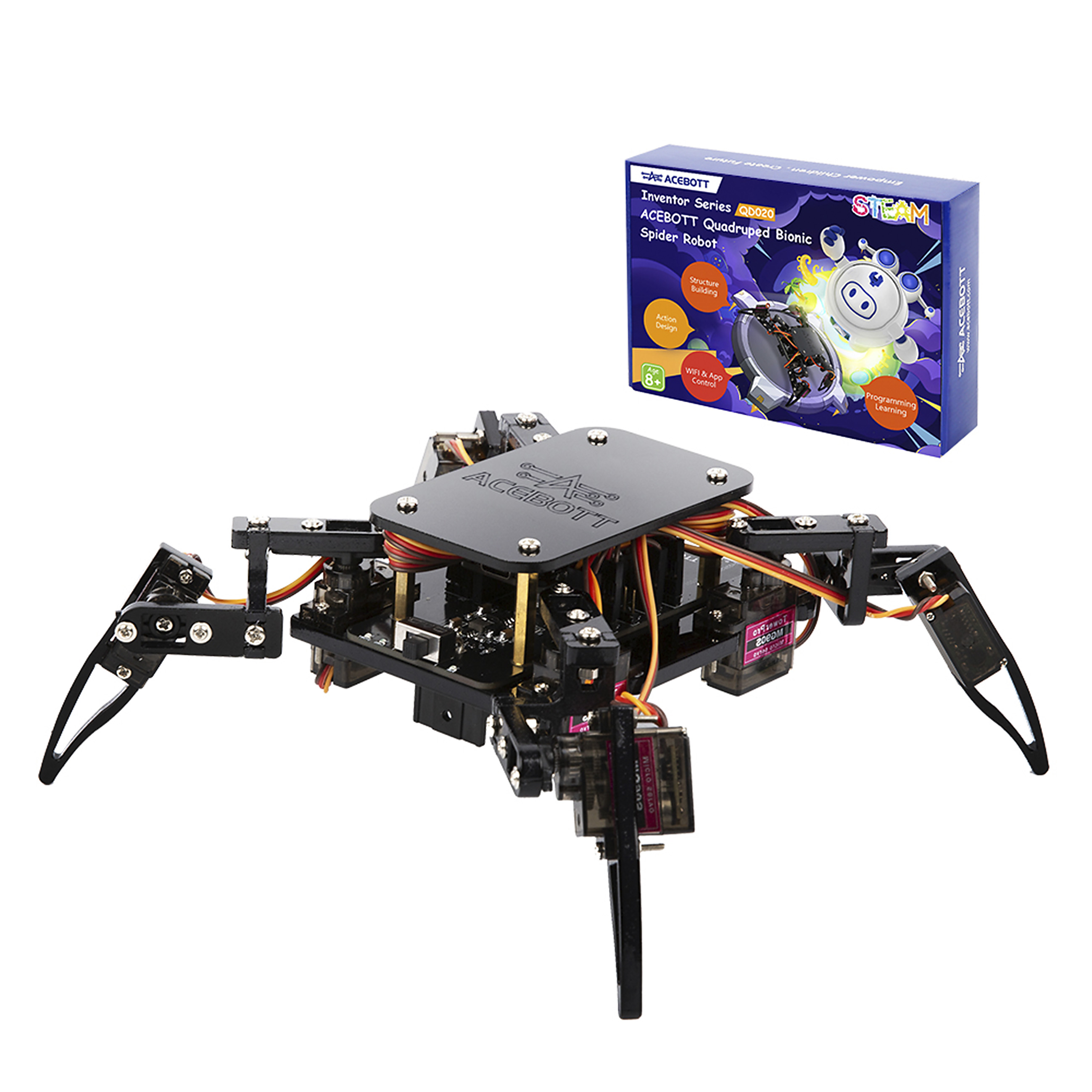 Acebott Quadruped Bionic Spider Robot Kit