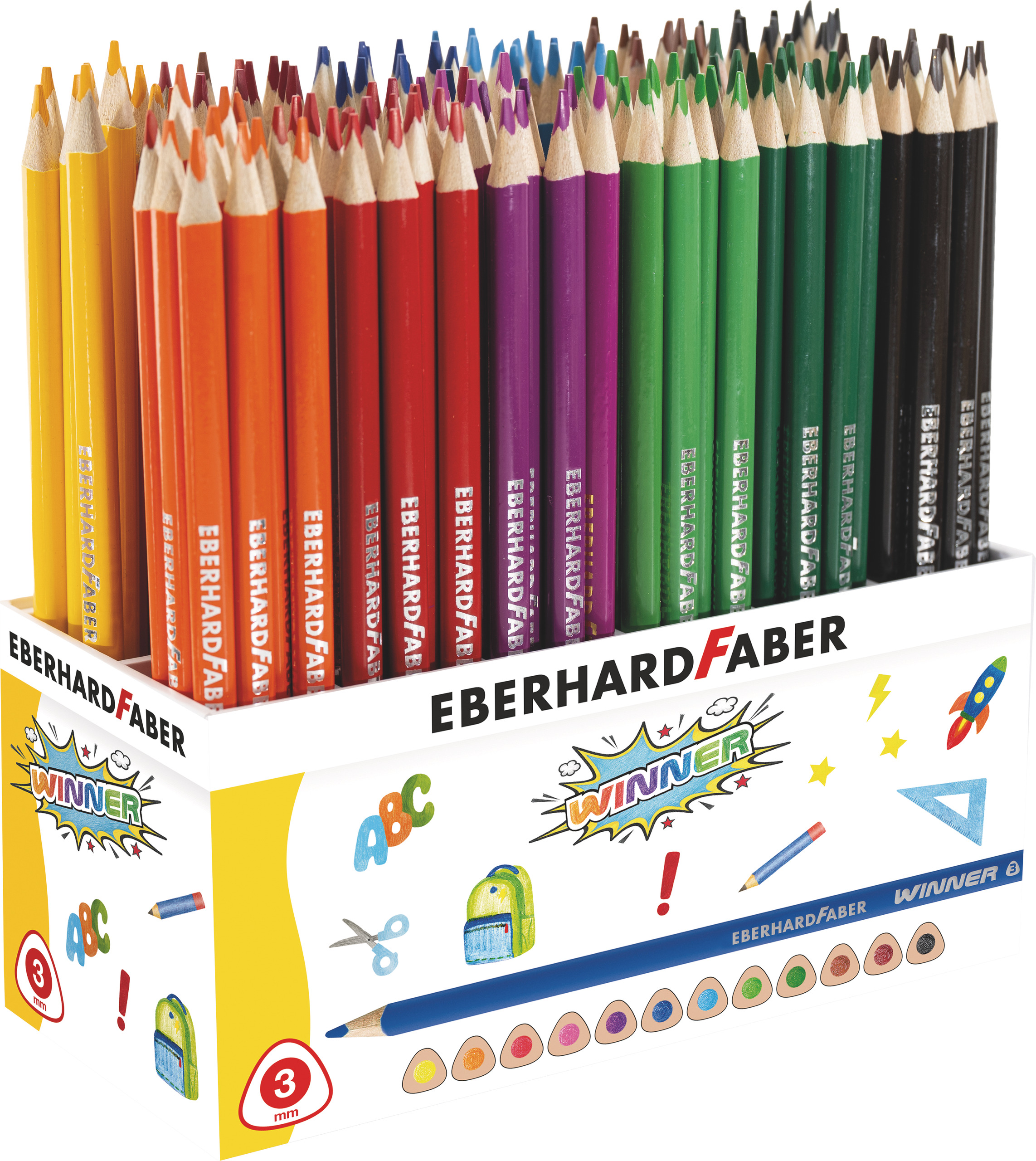 EBERHARD FABER Buntstifte Winner 144er-Set