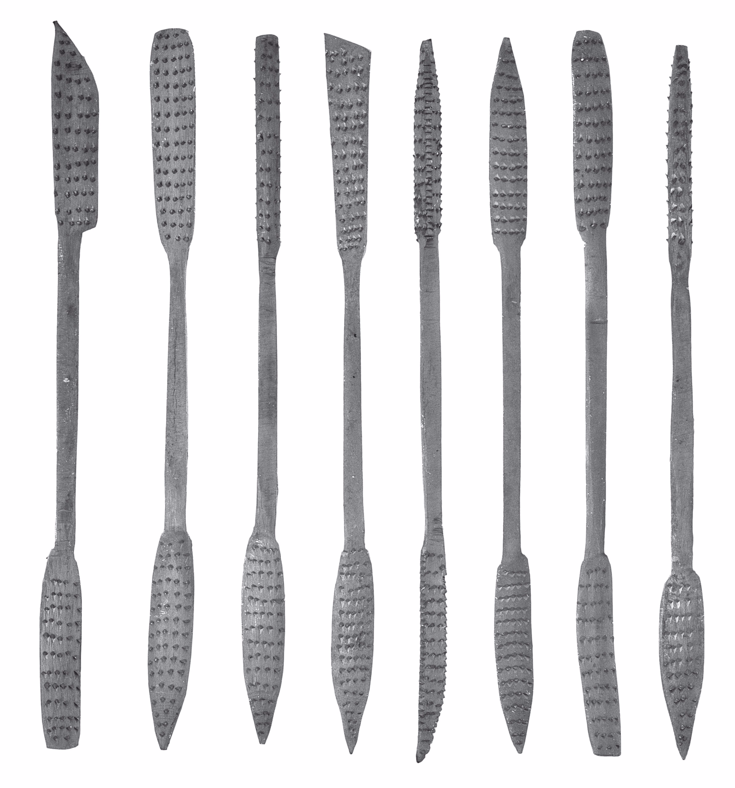 Raspelset Speckstein, 8er Set (200 mm)