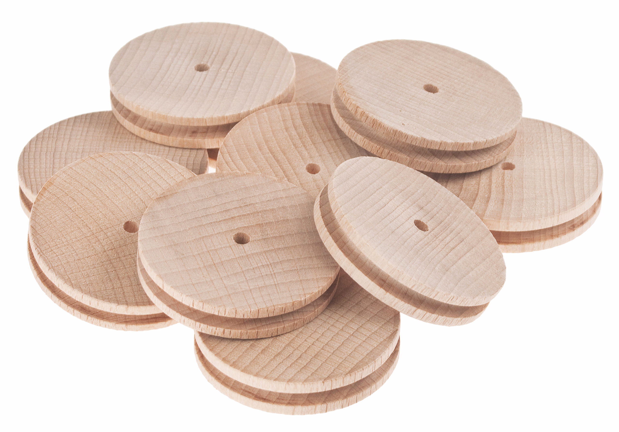 Rotelle con foro, 10 pezzi (50x10 mm)