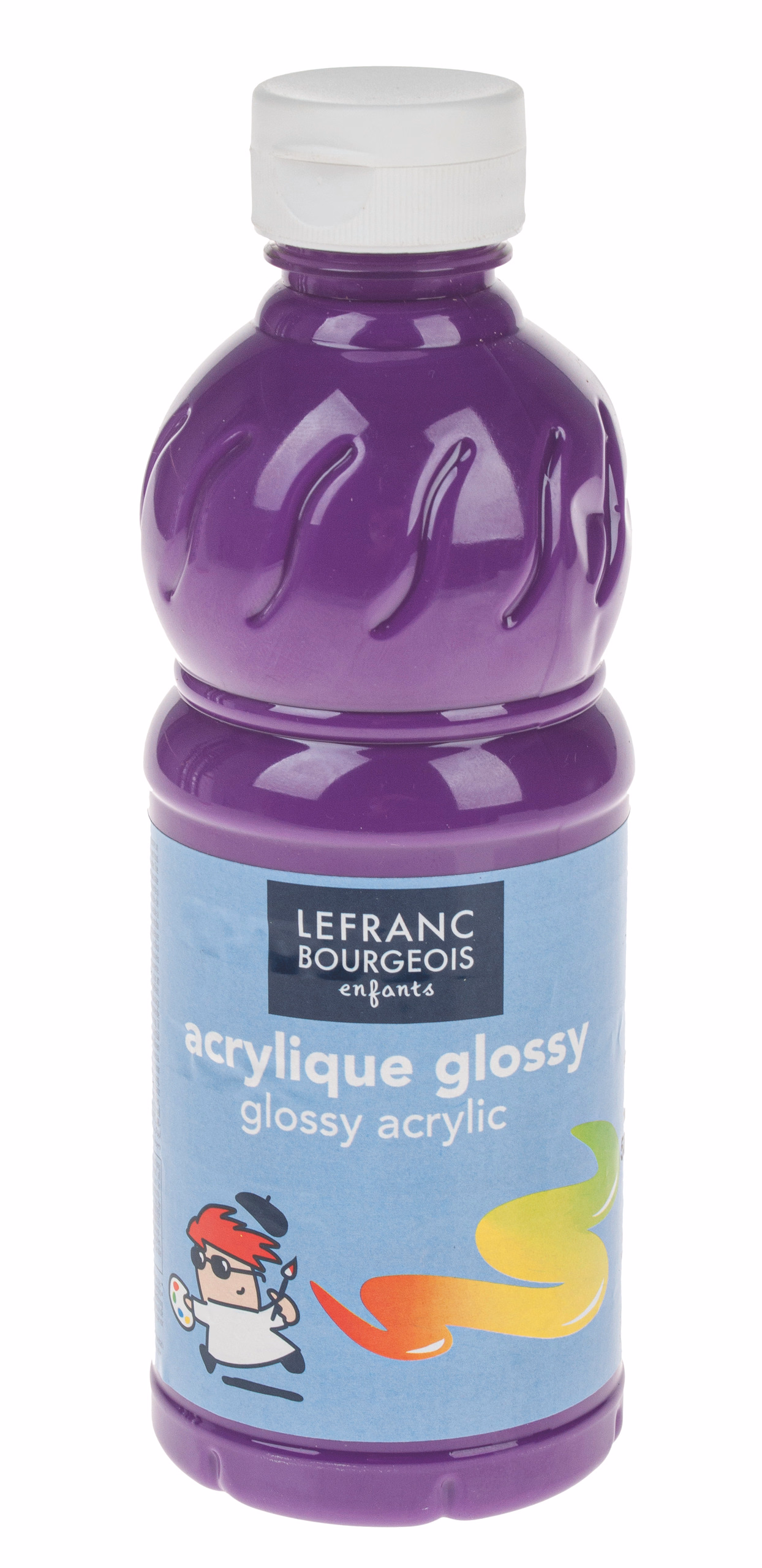 Acrylfarbe glänzend Glossy, 500 ml violett