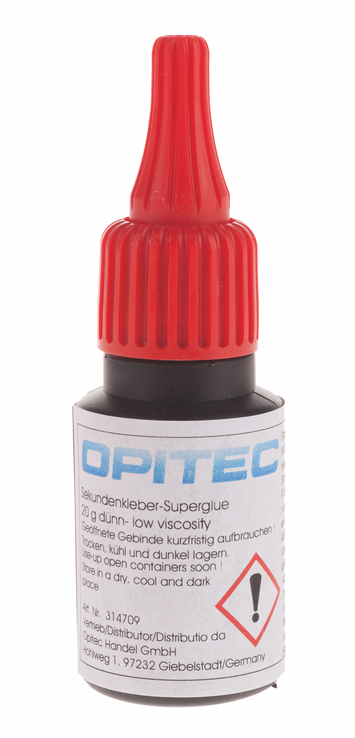 OPITEC Sekundenkleber dünnflüssig, 20 g