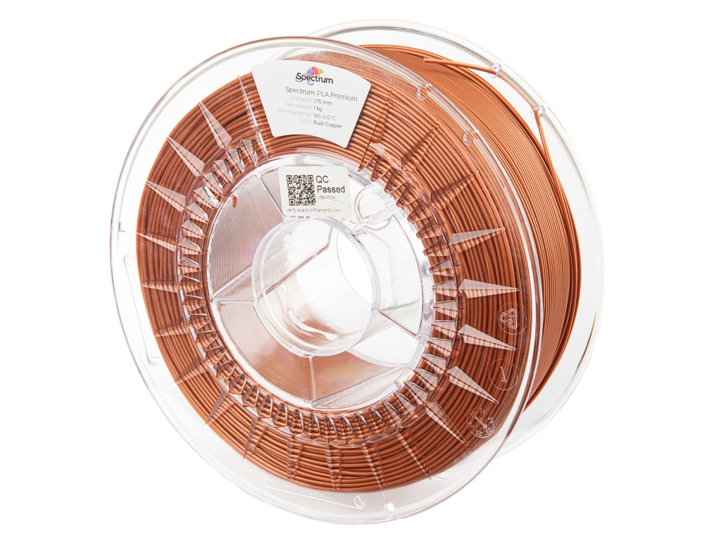 Filamento Spectrum PLA Premium, 1 kg Rame ruggine (1,75 mm)
