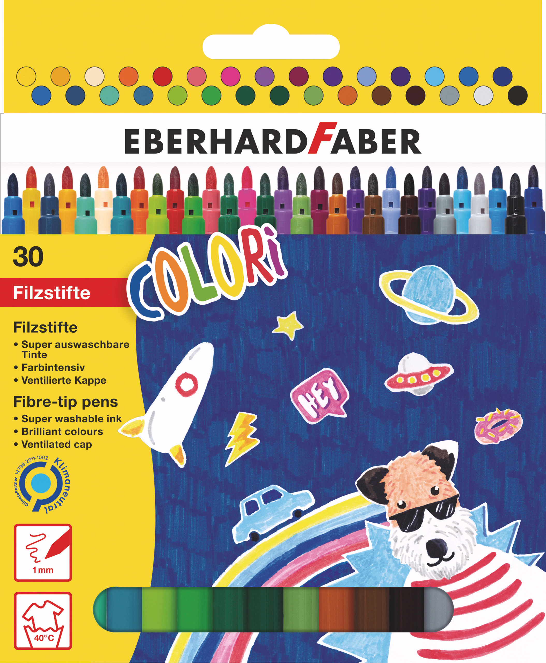 Eberhard Faber Fasermaler, 30er-Set