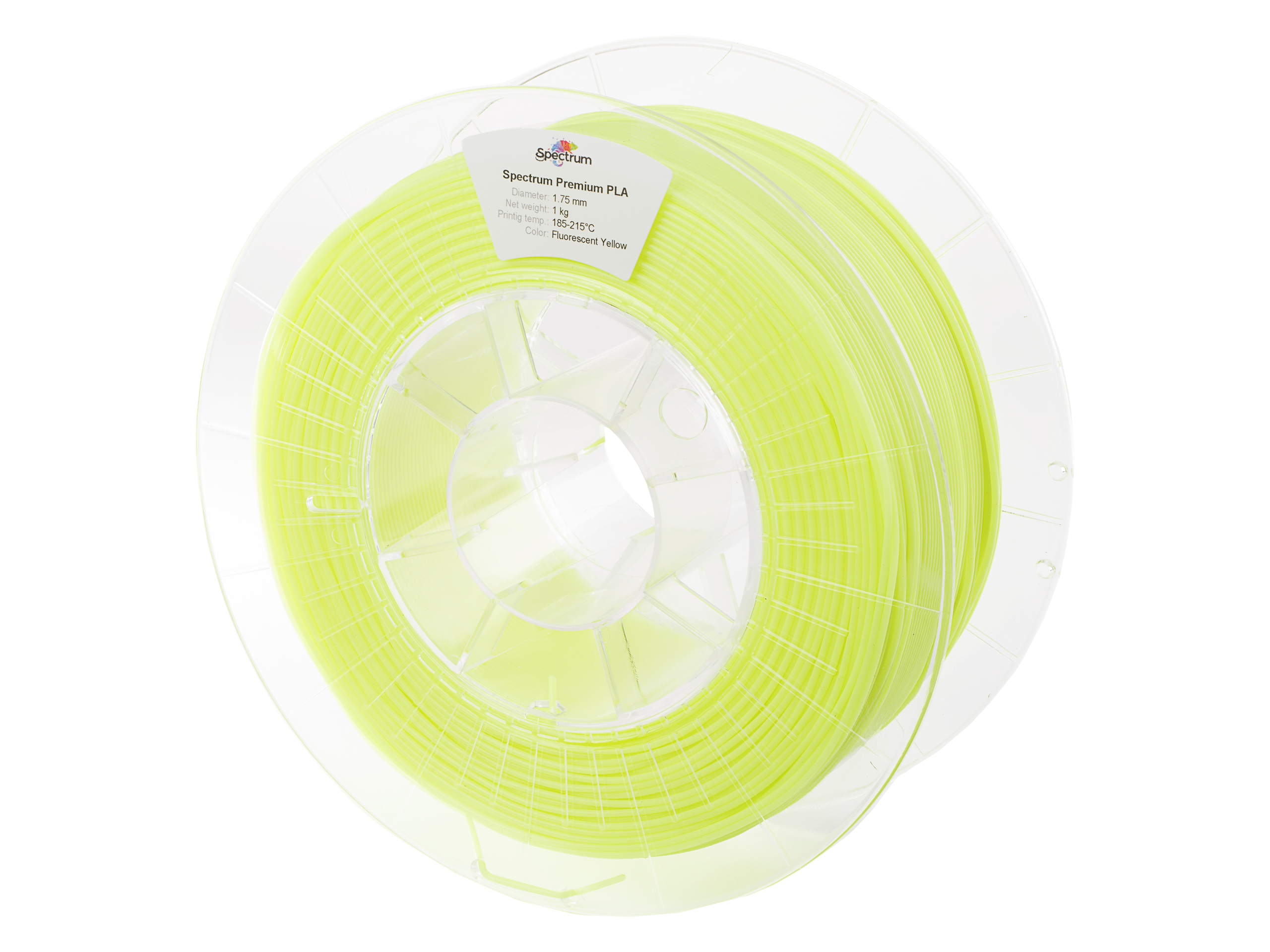Spectrum PLA-Filament Premium, 1kg Fluorescent Yellow (1,75mm)