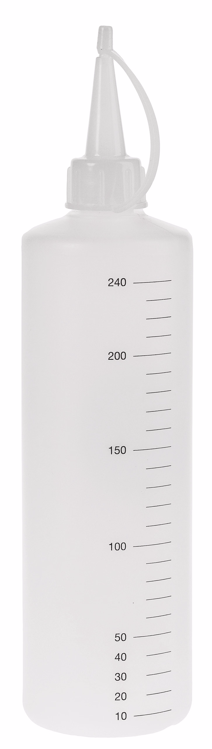 Frasco para mezclas, con tapón y escala (250 ml)