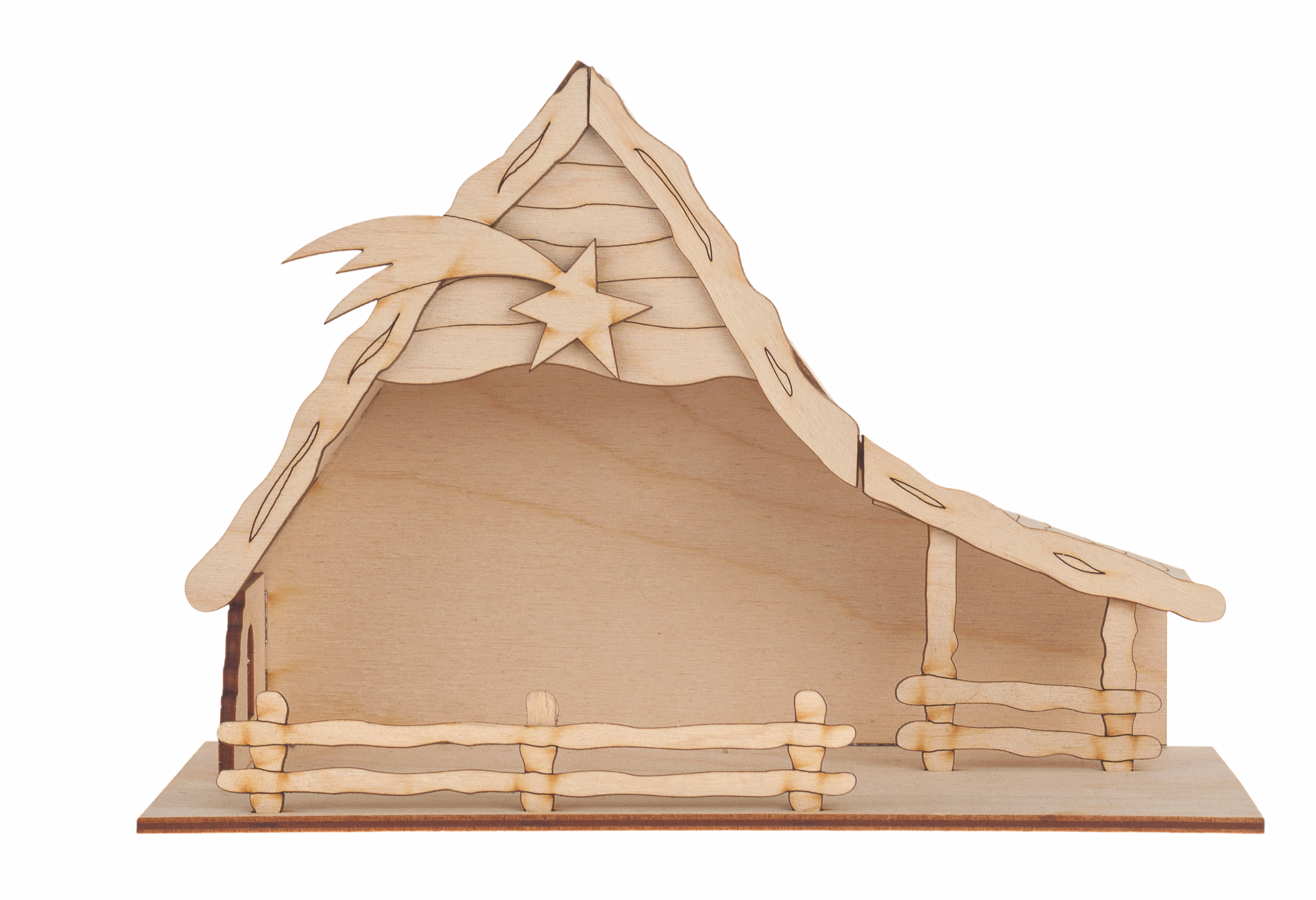 Easy-Line capanna per il presepio, 1 pezzo