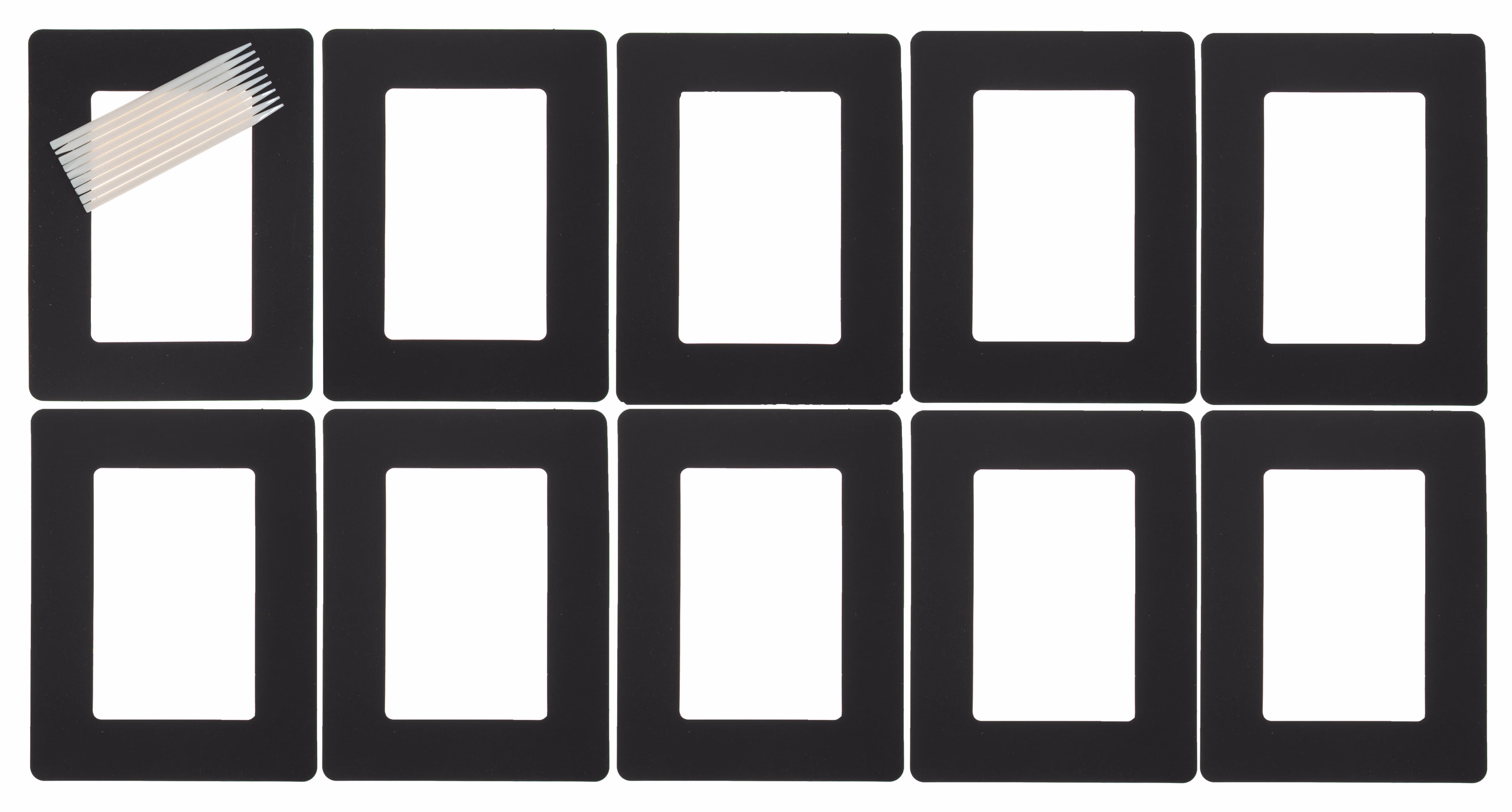 Scratch Magic Kratzpapier, Bilderrahmen 10er-Set