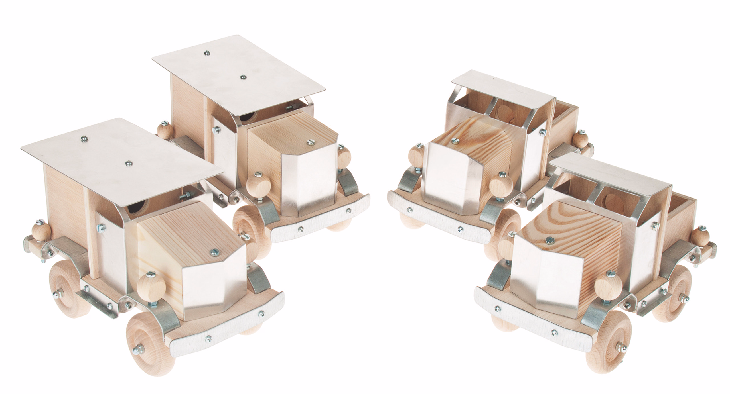 OPITEC Pick-Up rétro en bois & métal, la pièce