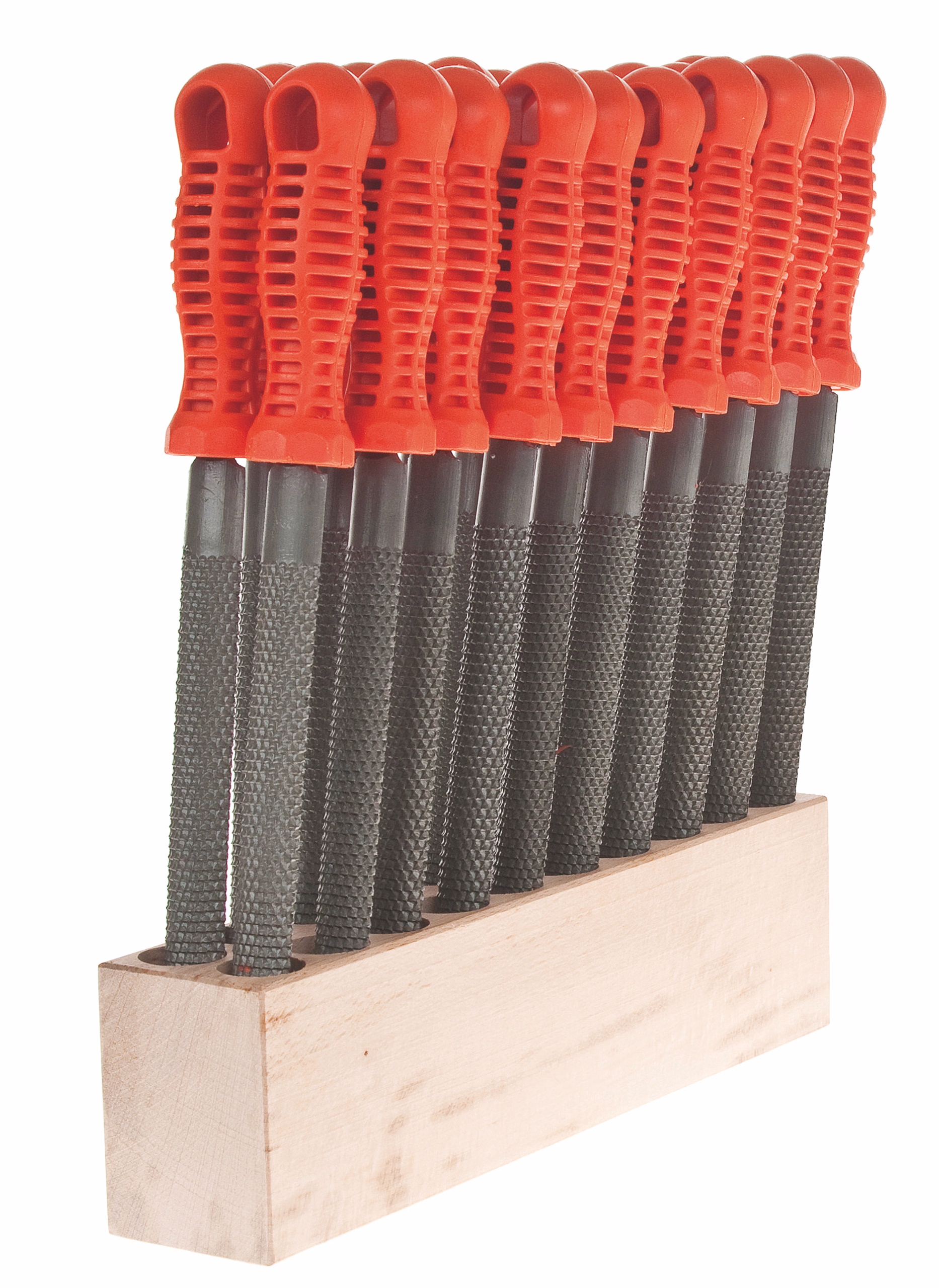 OPITEC Sparset: 20 Holzraspeln + Werkzeugblock