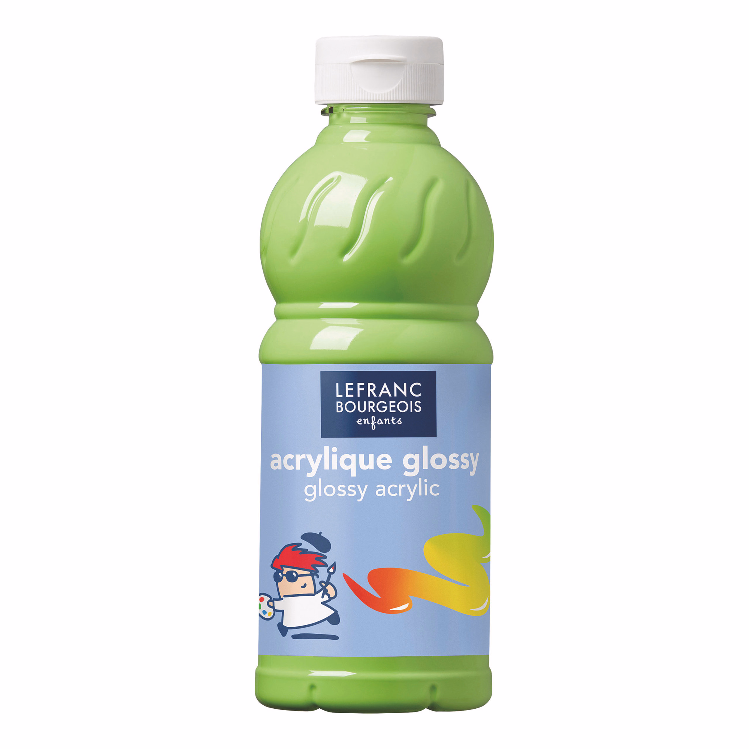 Colore acrilico Glossy, 500 ml, verde anice