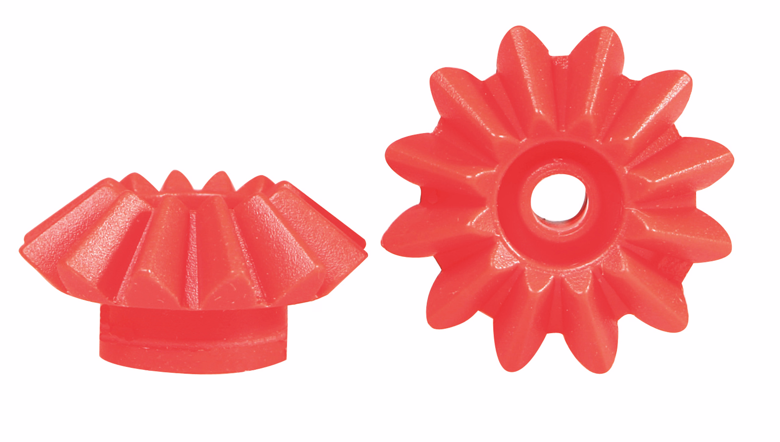 Ruedas dentadas cónicas (eje 3 mm) 10 ud.