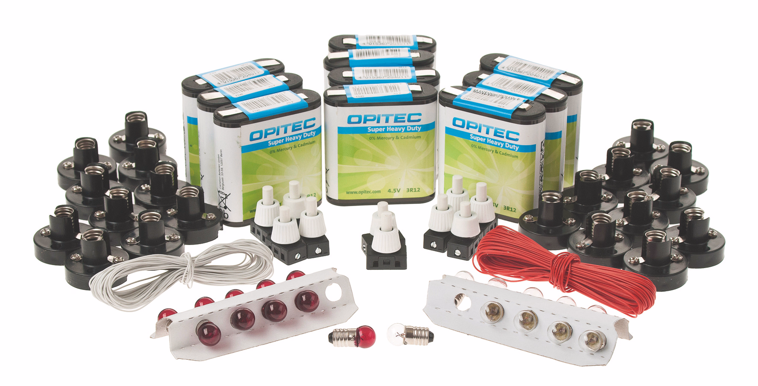 OPITEC Elektro-Sparset, 10 Stück