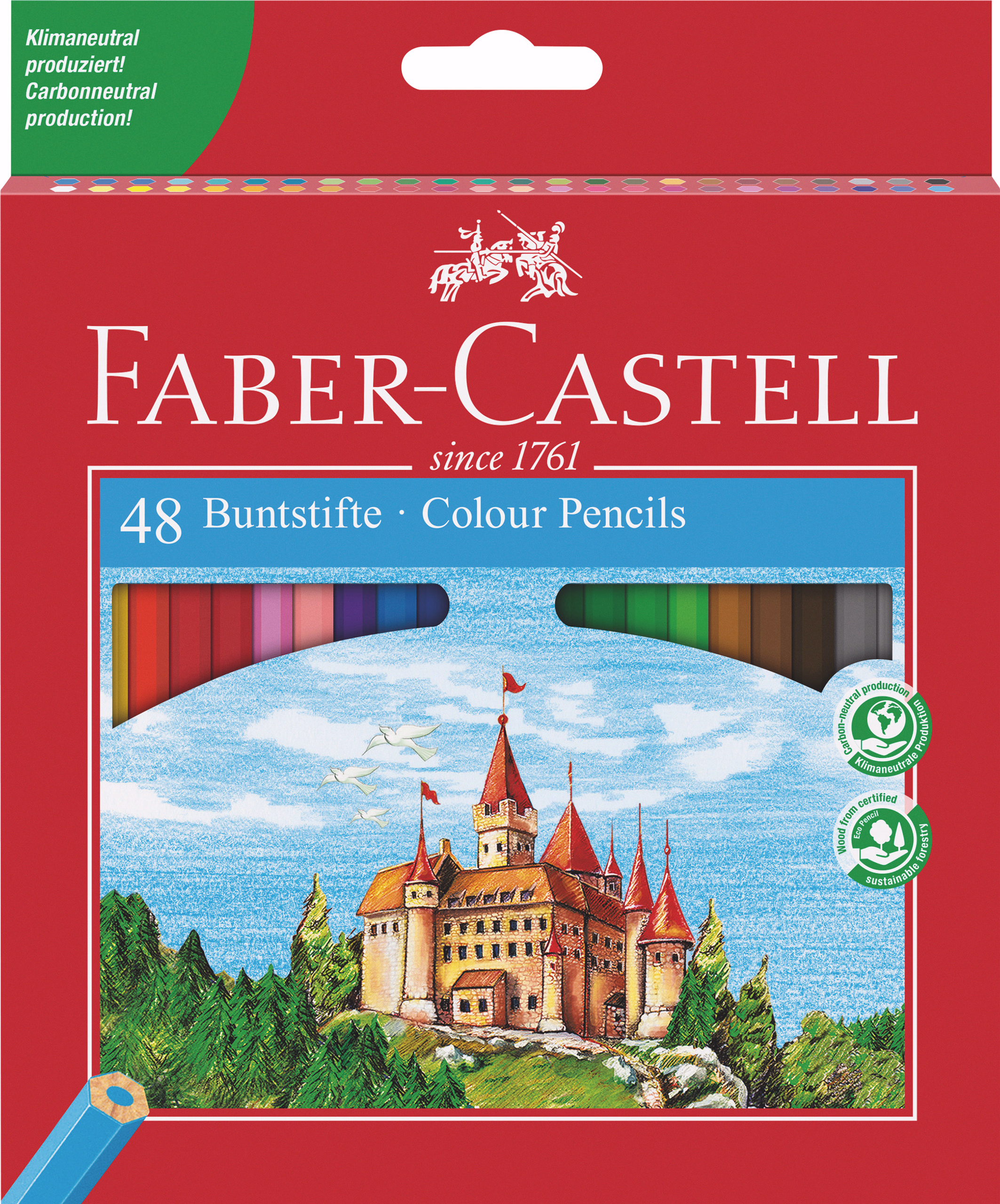 FABER-CASTELL Farbstifte, 48er-Set