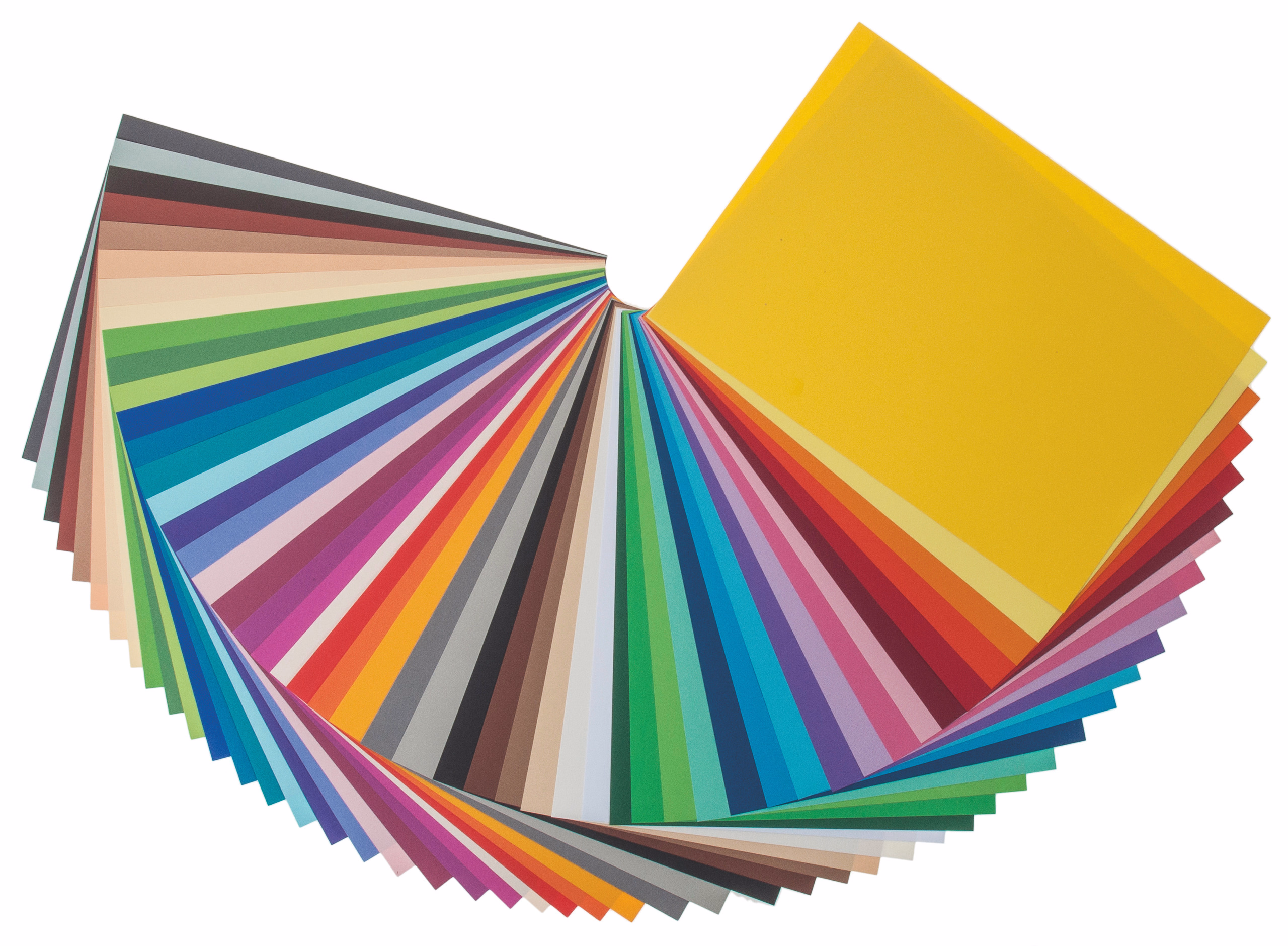 Fotokarton, 50 Blatt farbig sortiert (25 x 35 cm)