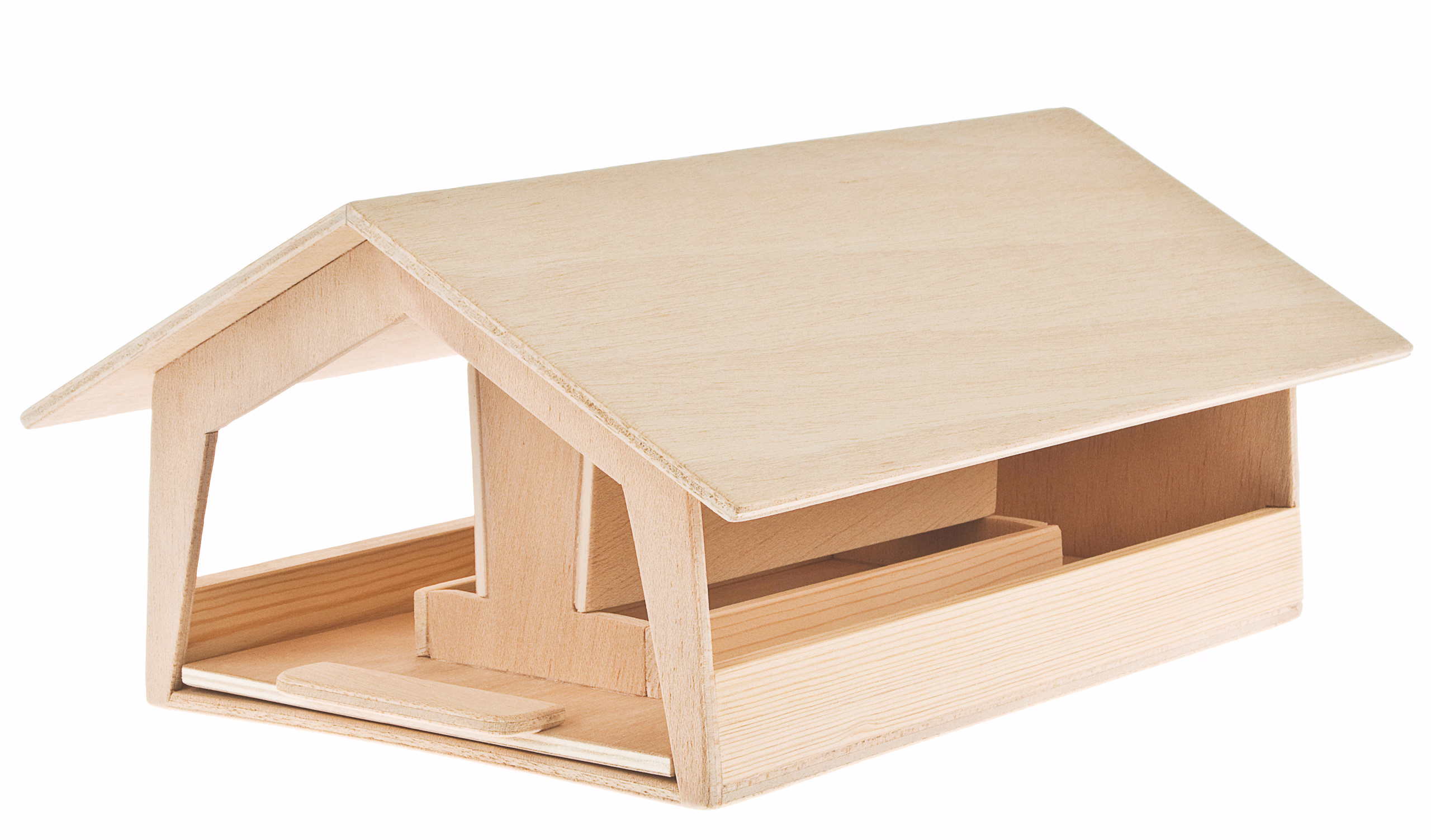 OPITEC Vogelhaus mit Futterautomat