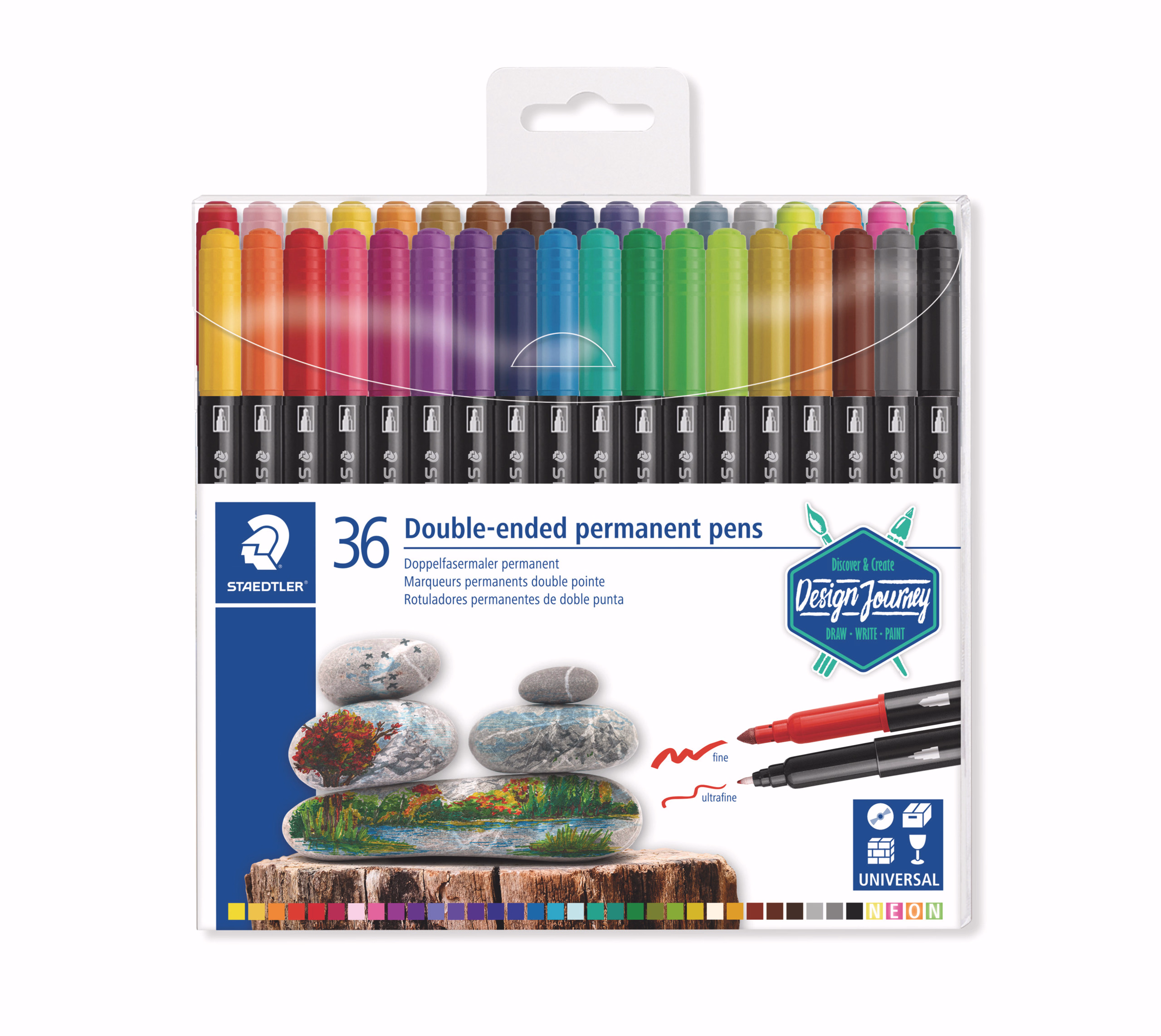 Feutres de couleur STAEDTLER® Twin-tip Duo...