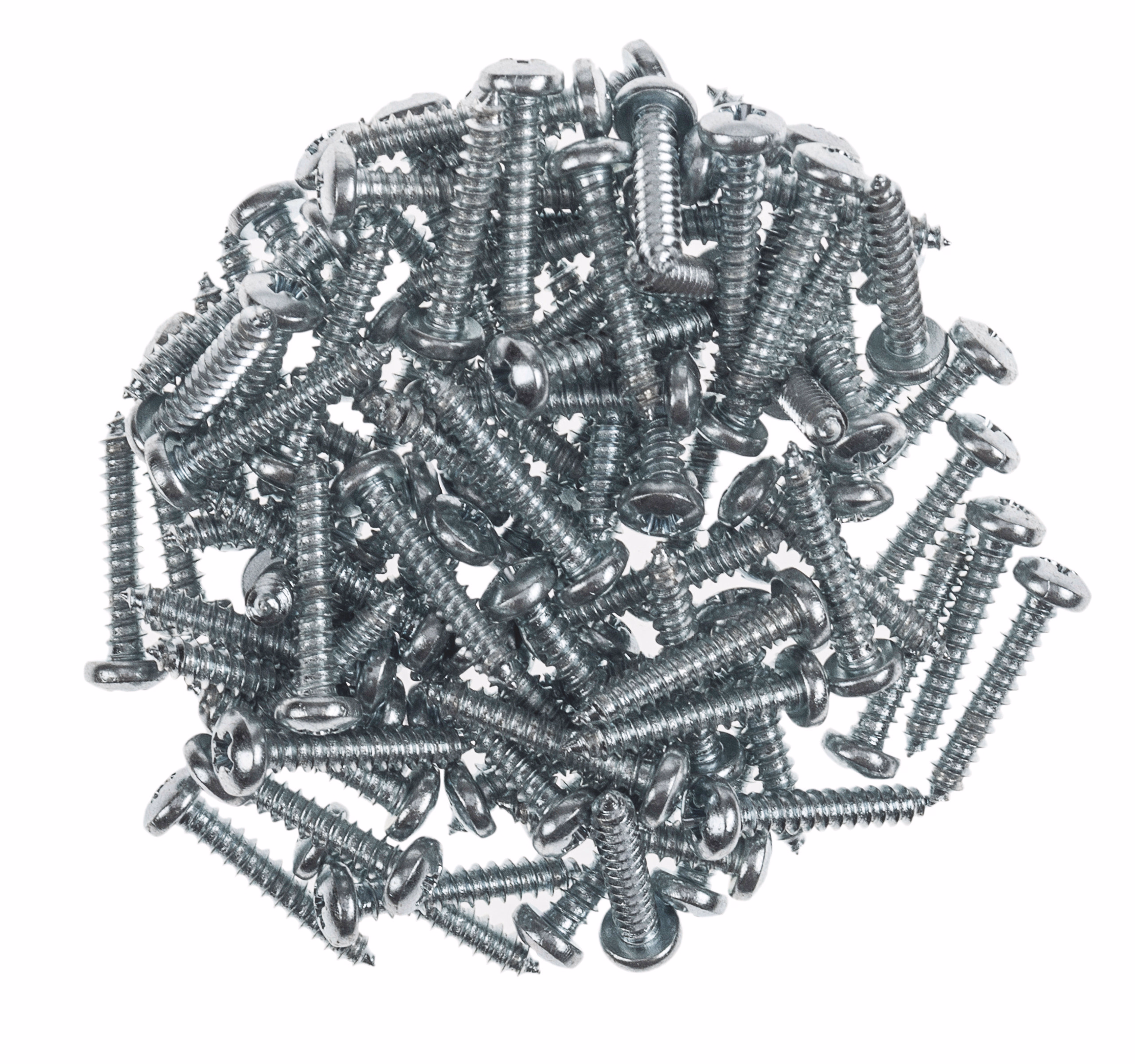 Schrauben (Linsen-Kreuzschlitz), 100 St. 2,9 x 25