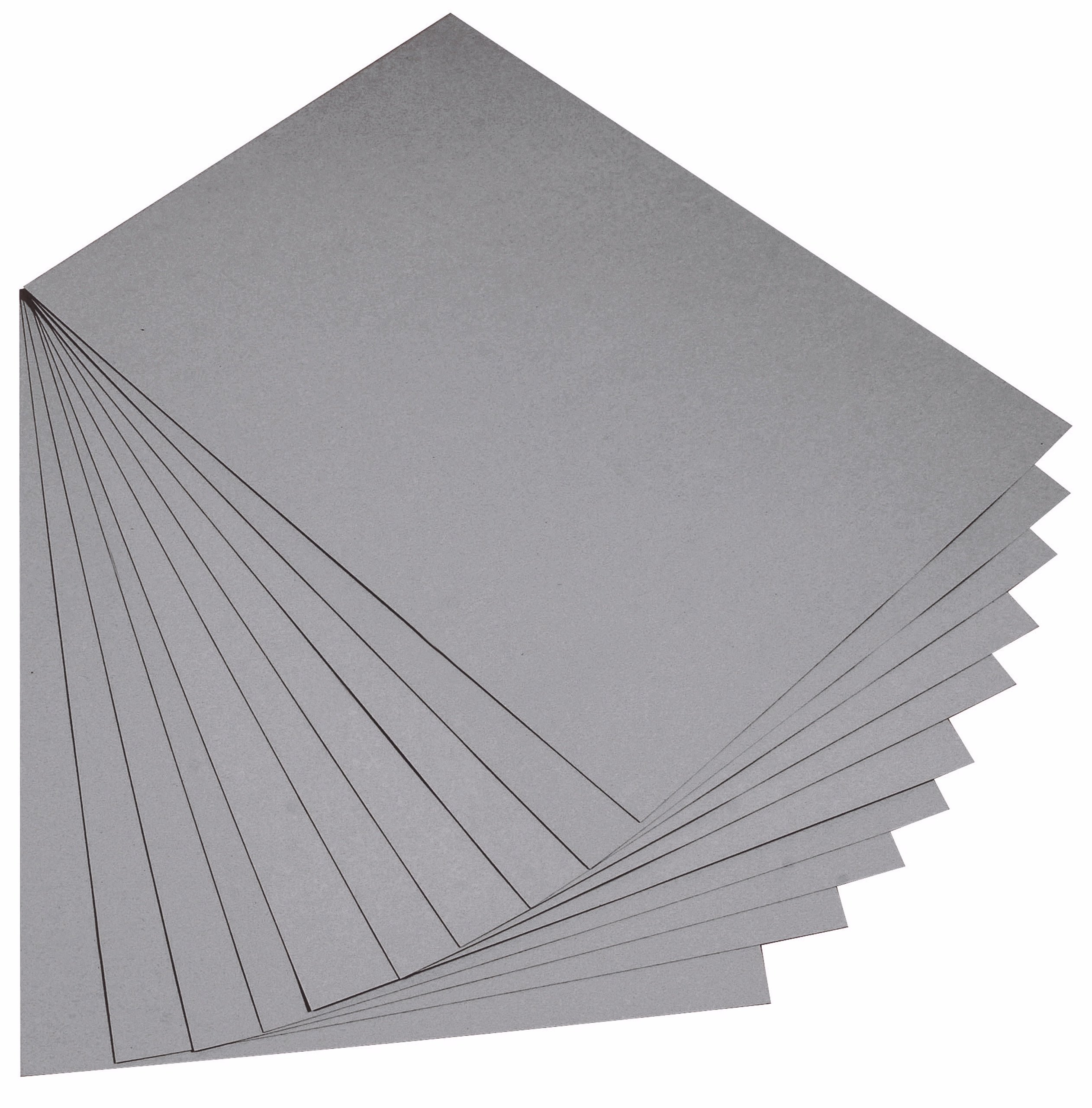 Tonkarton, 100 Blatt steingrau (DIN A4)