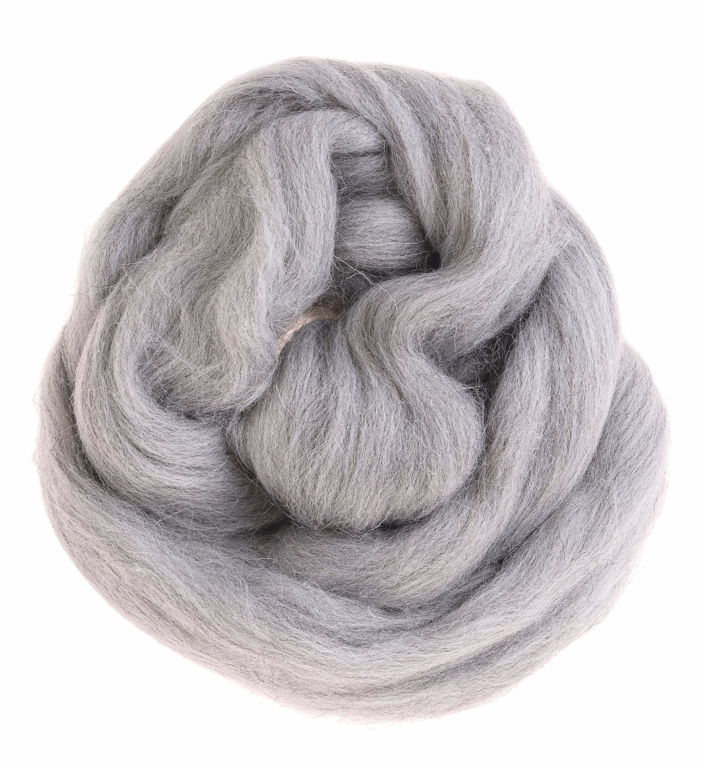 Laine vierge de mouton - Peigne, gris moyen chiné