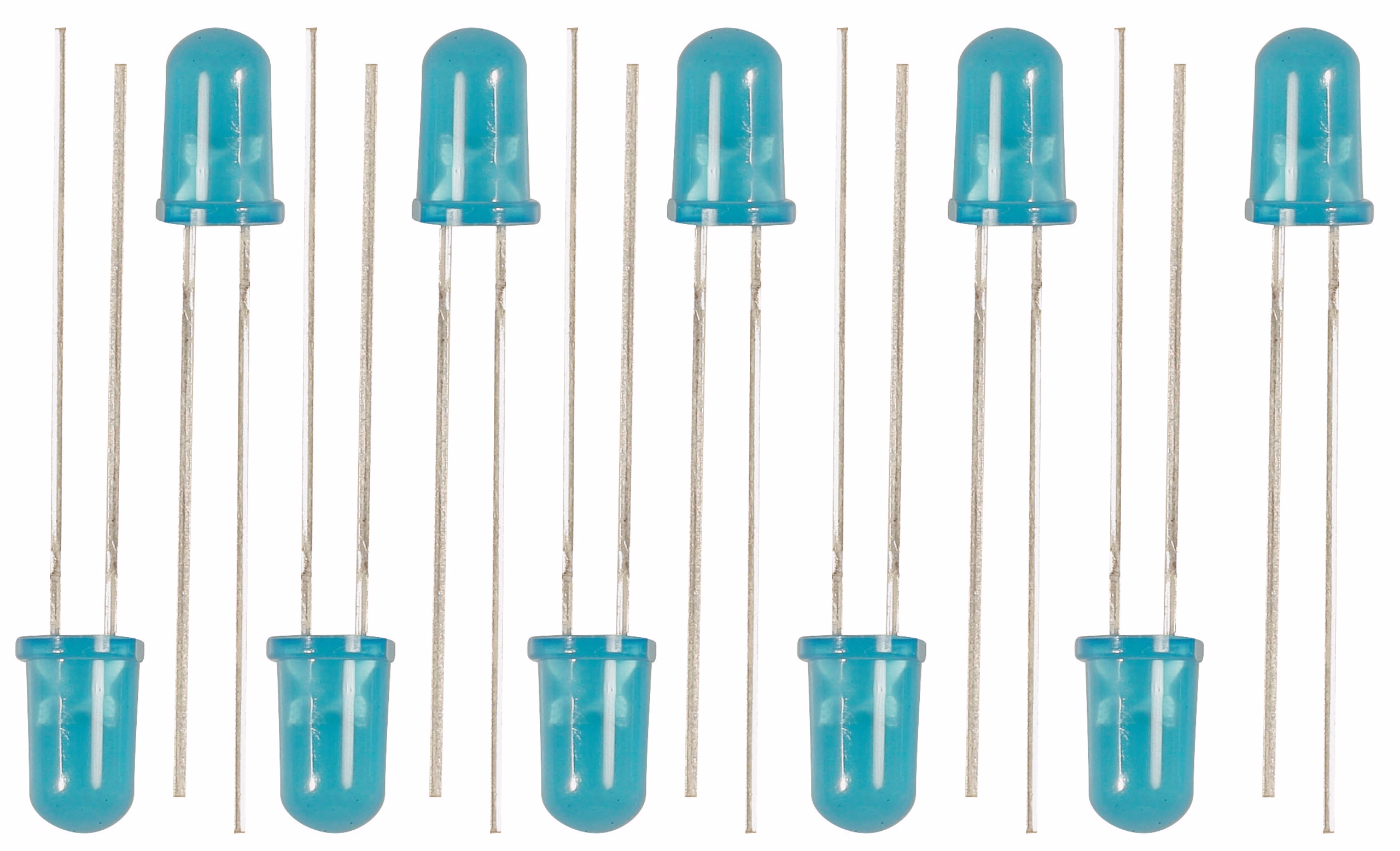 Leuchtdioden, 10 Stück blau (5 mm)