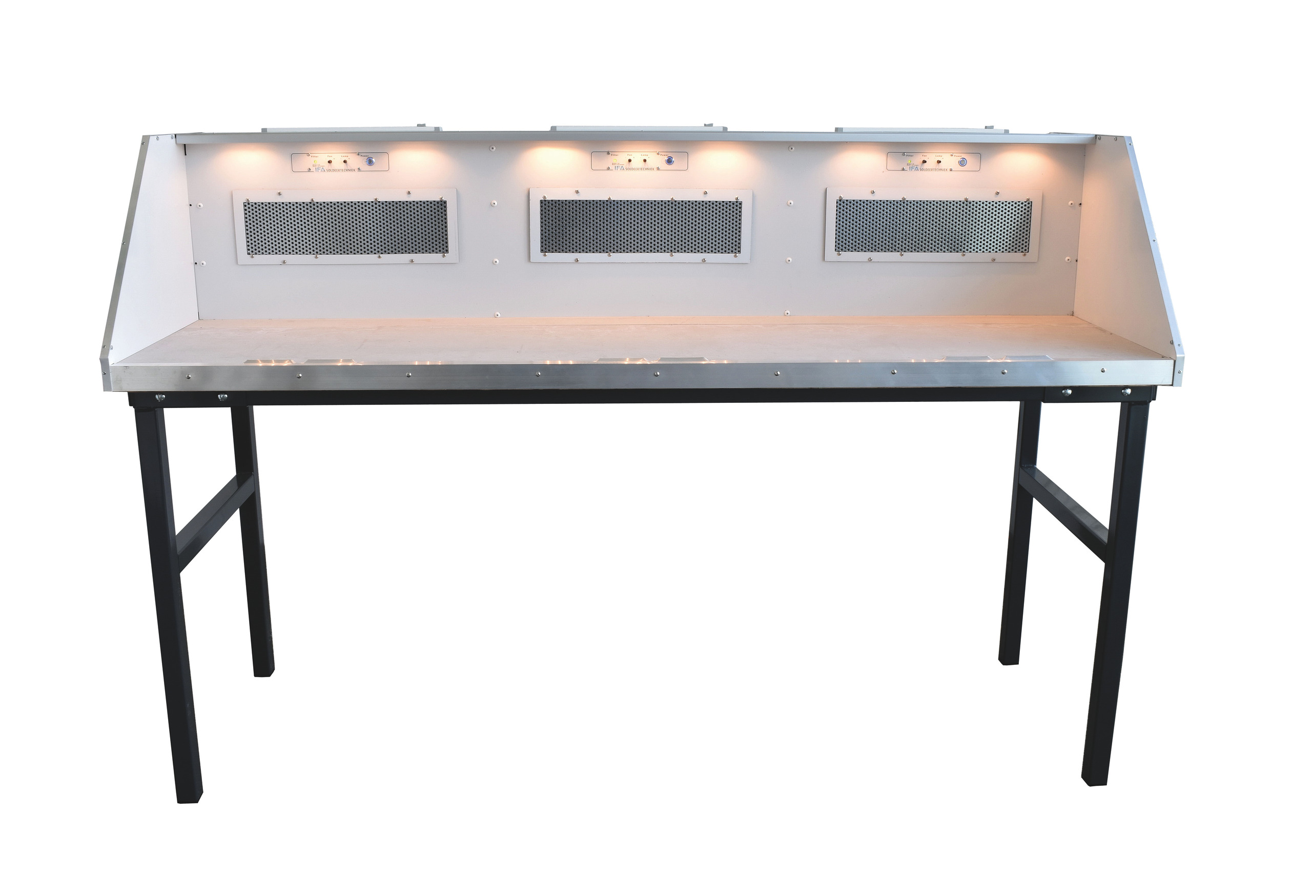 Recirculerende soldeertafel 3 werkplekken