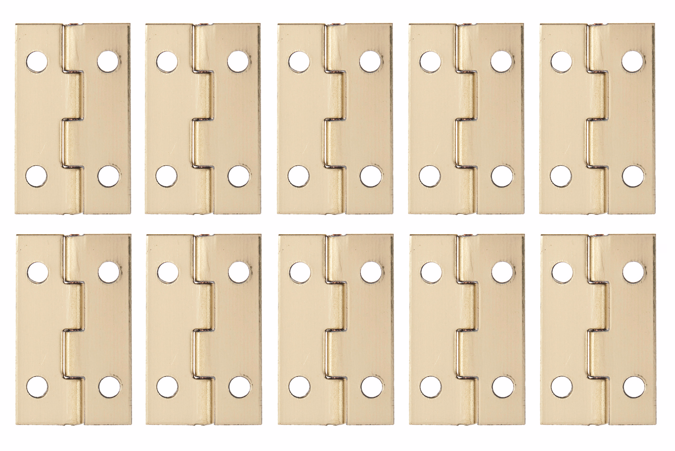 Cerniere forate 20x12mm / 10 pezzi