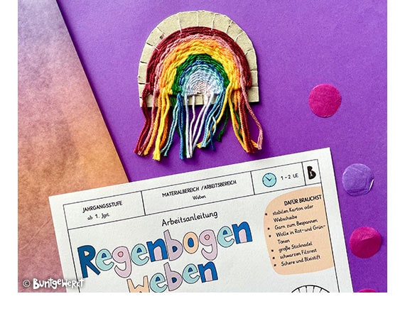 Regenbögen weben
