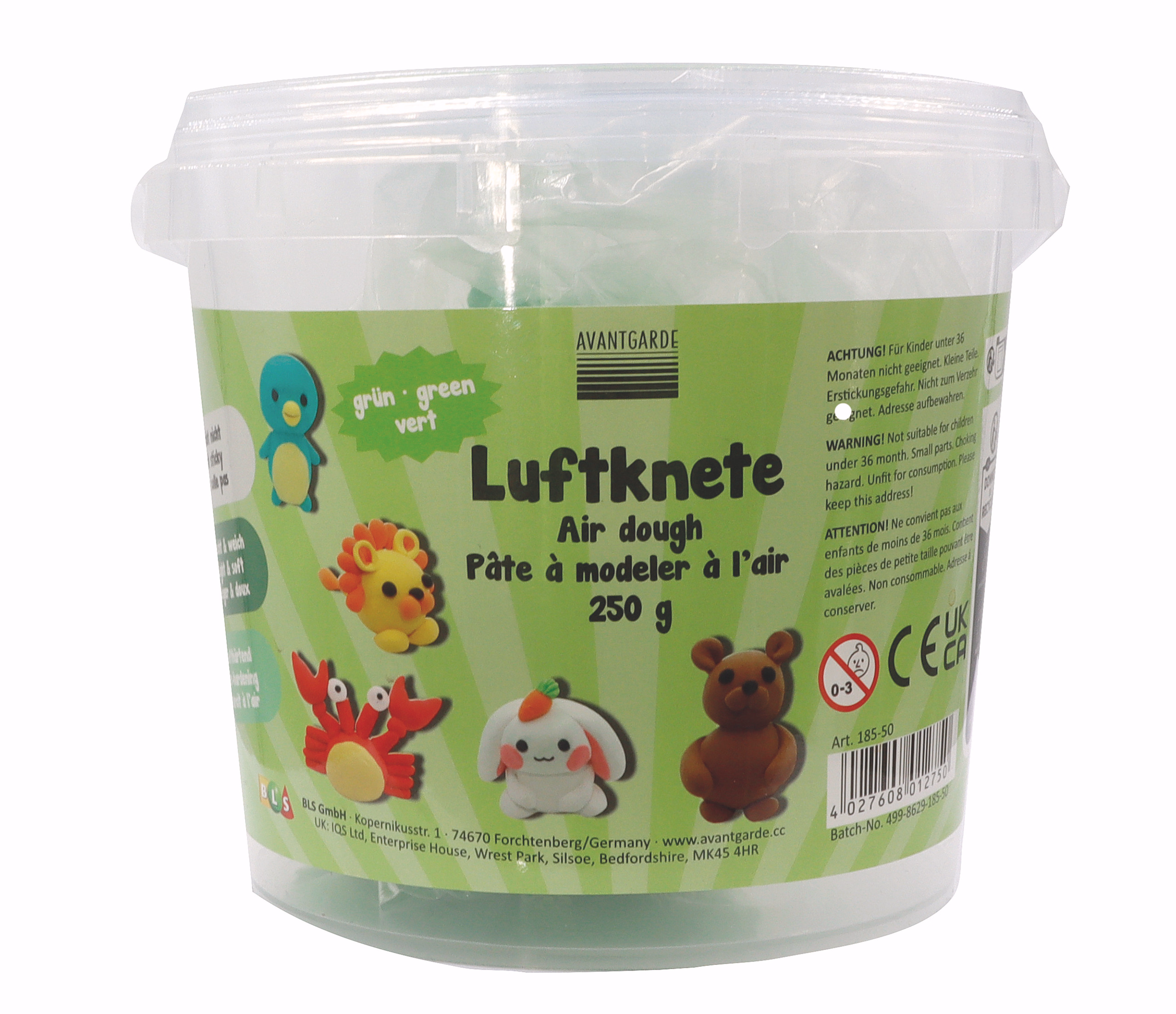 Pâte à modeler aérienne, La pâte..., vert