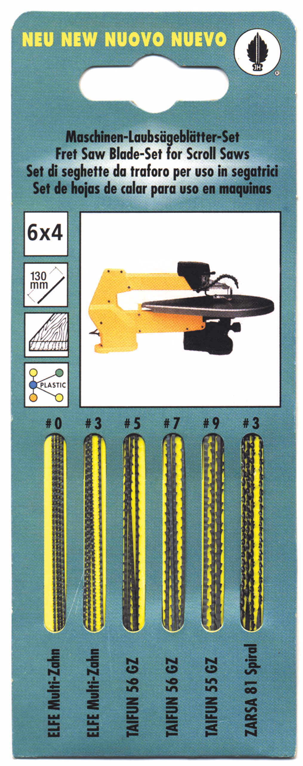 Laubsägeblätter, 24er-Set