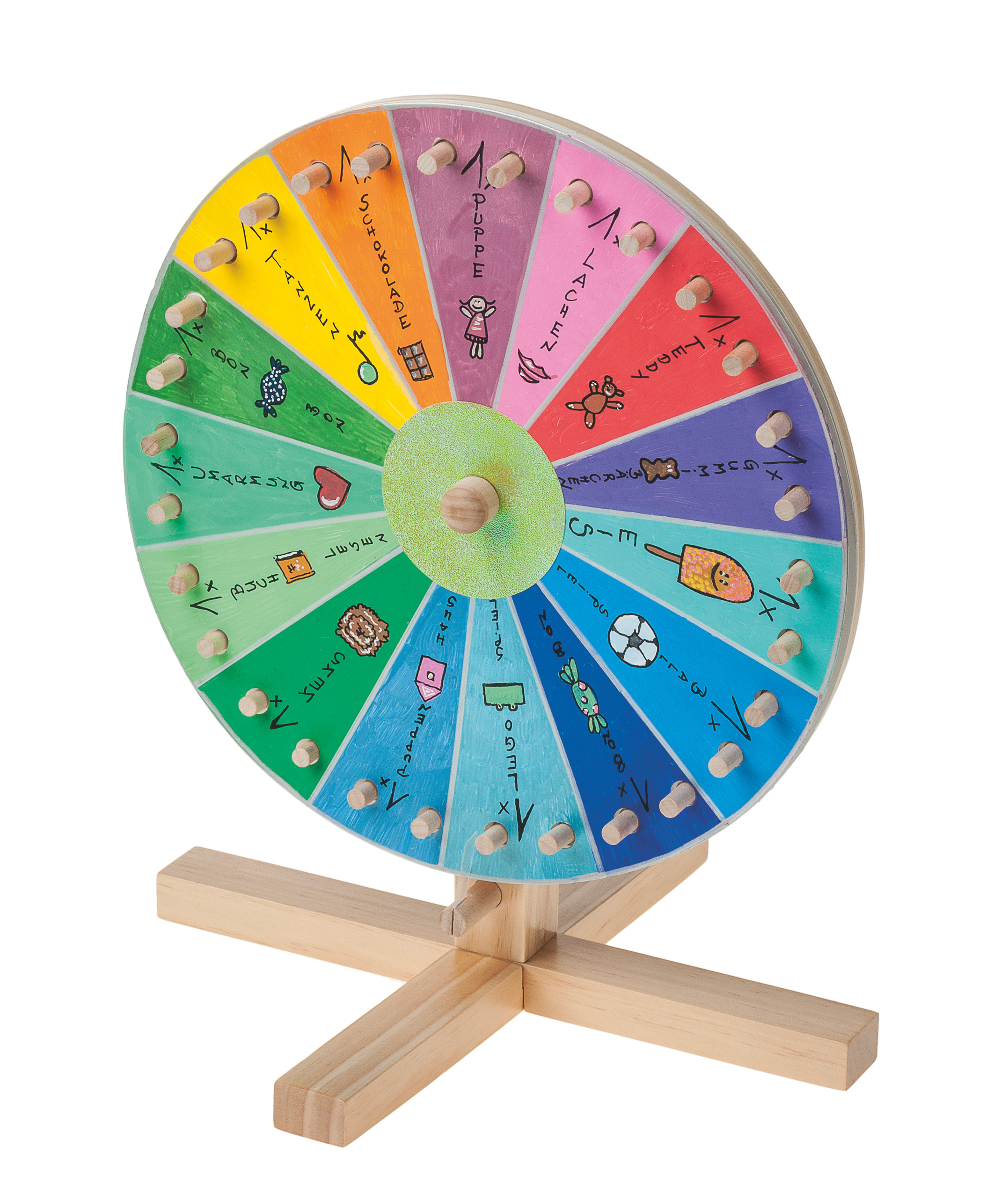 Ruleta De La Suerte De Madera 30 Cm Para Pintar 119837 Ruleta De La Suerte De Madera 30 Cm Para Pintar 119837