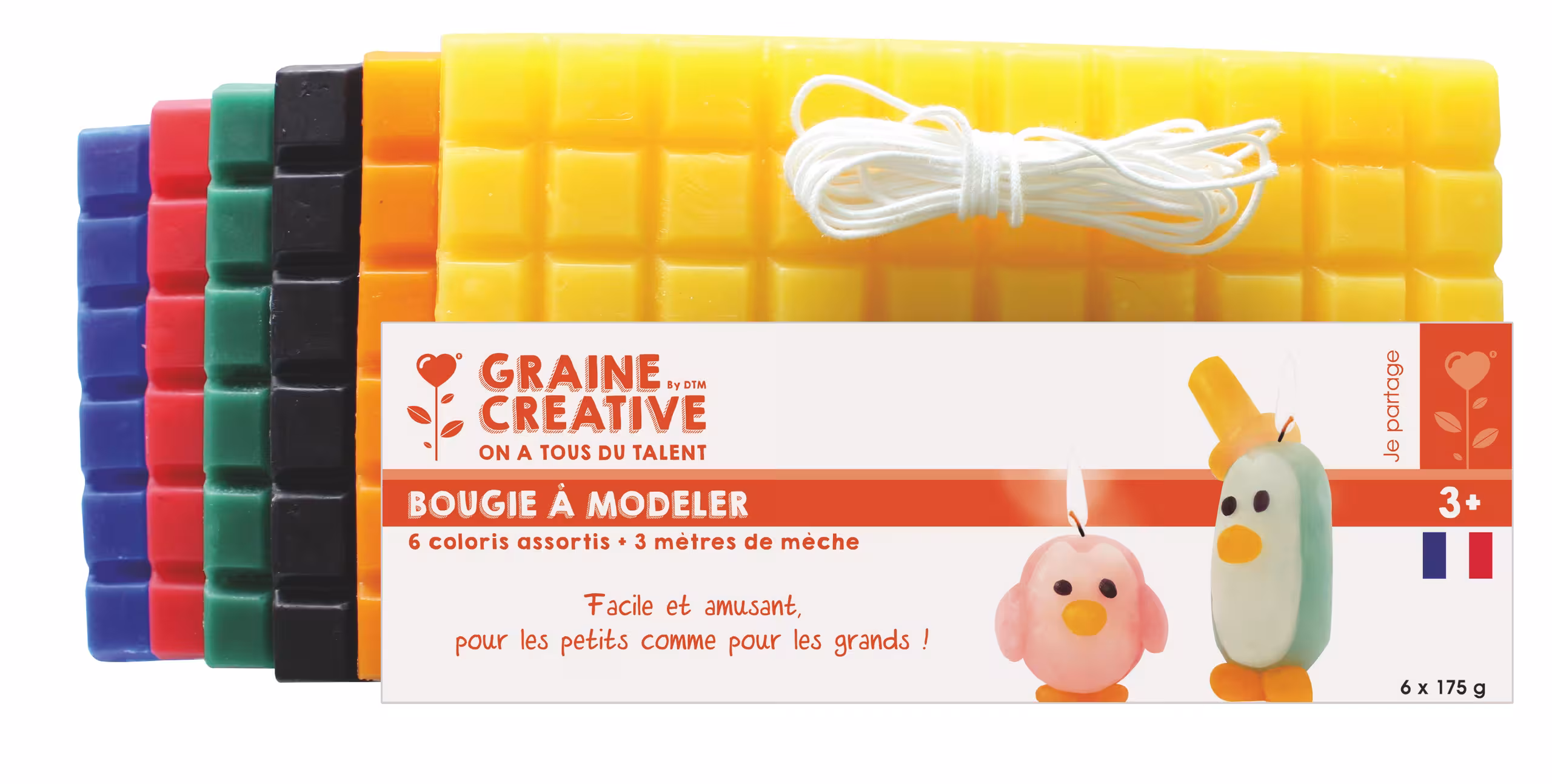 Modellierwachsplatten, 6 Stück